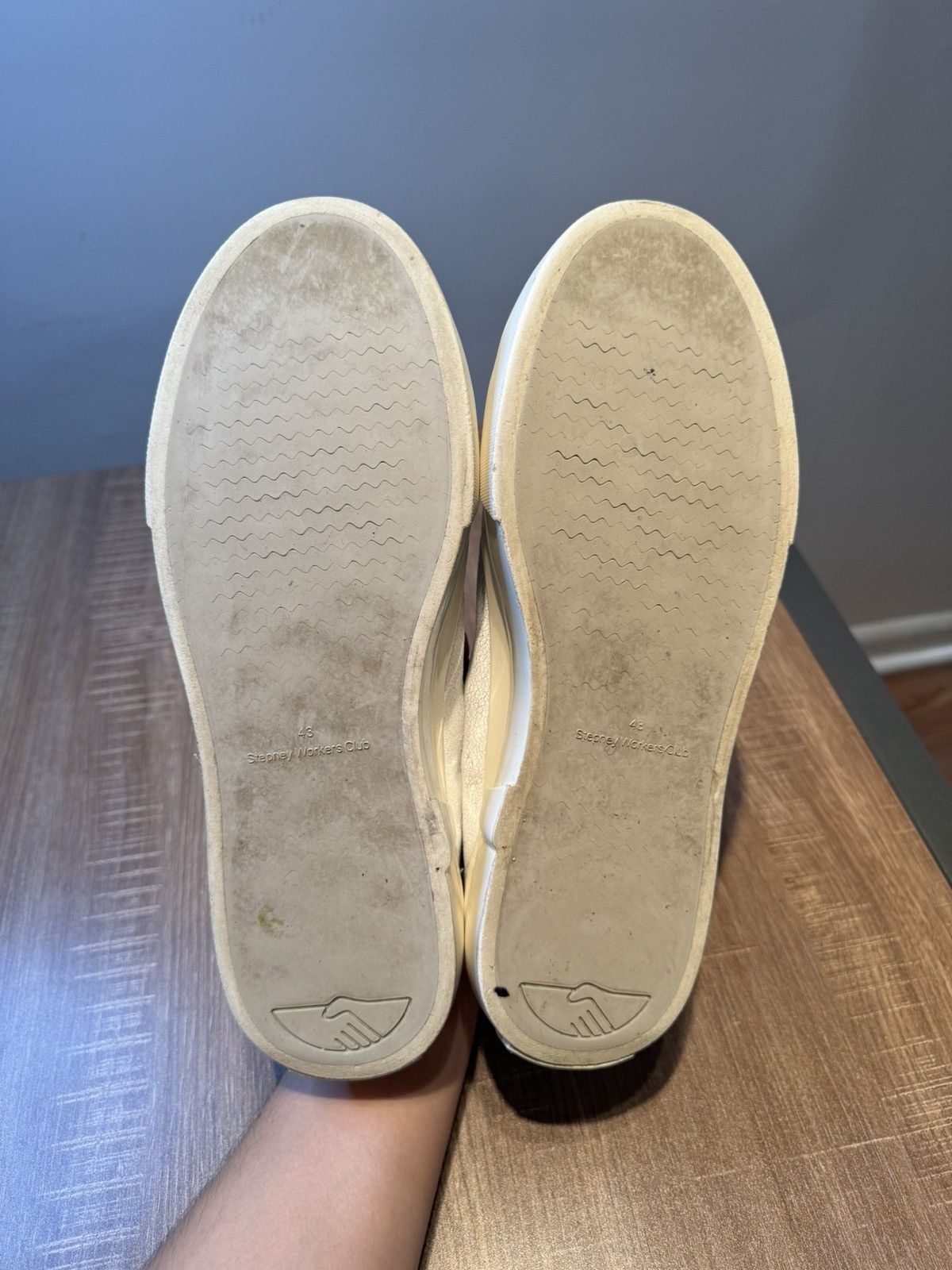 Stepney Workers Club SWC Dellow Canvas Shoes Mens 43 Size 9