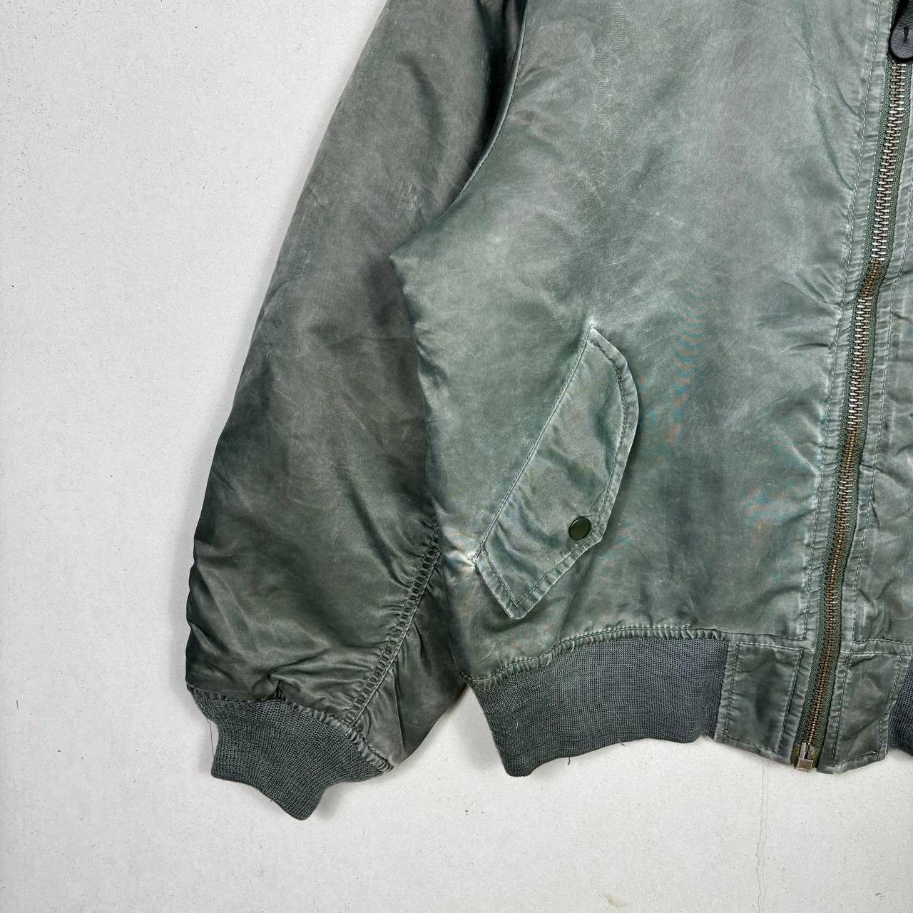 Other Vintage MA-1 Flight Jacket Bomber Grey Size US M / EU 48-50 / 2 - 6 Thumbnail