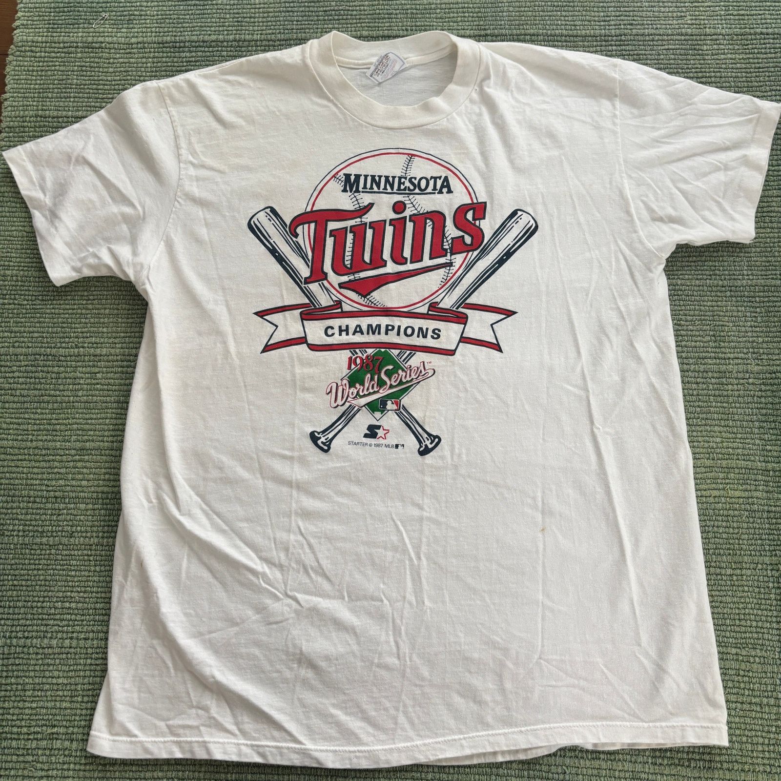 Starter × Vintage Vintage 1987 Minnesota Twins World Series Champions Tee XL Size US XL / EU 56 / 4 - 2 Thumbnail