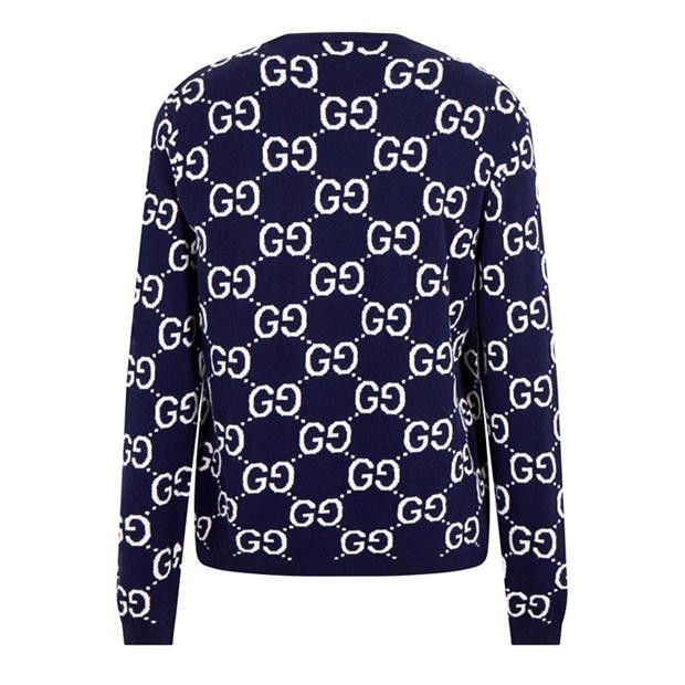 Gucci Gg Jacquard Jumper Size US XXL / EU 58 / 5 - 6 Thumbnail