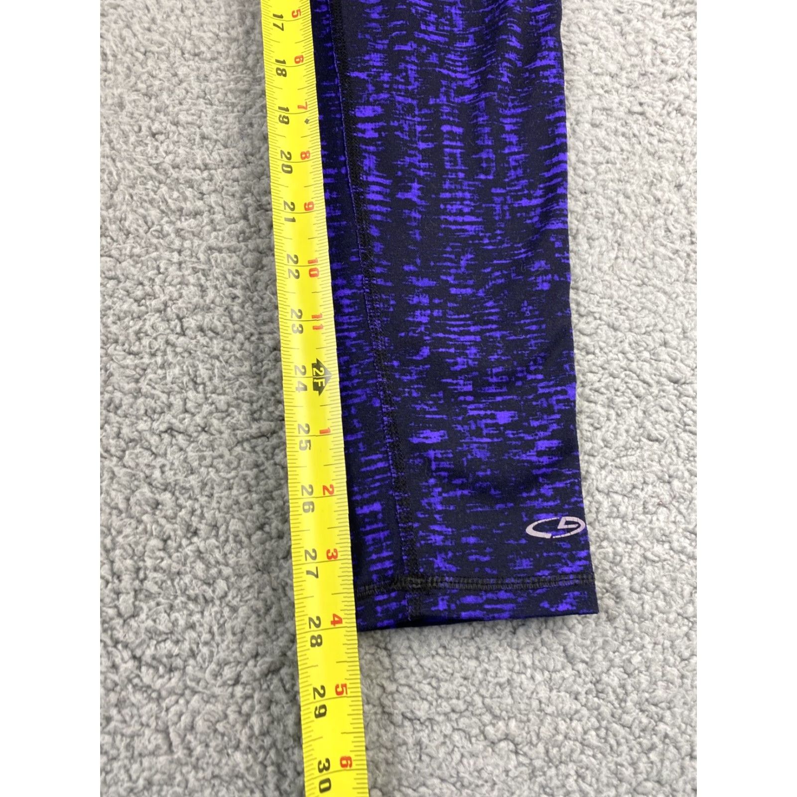 Champion Champion Leggings Women M Multicolor Black Purple Athletic Jogger Activewear Womens Size 32" / US 10 / IT 46 - 6 Thumbnail