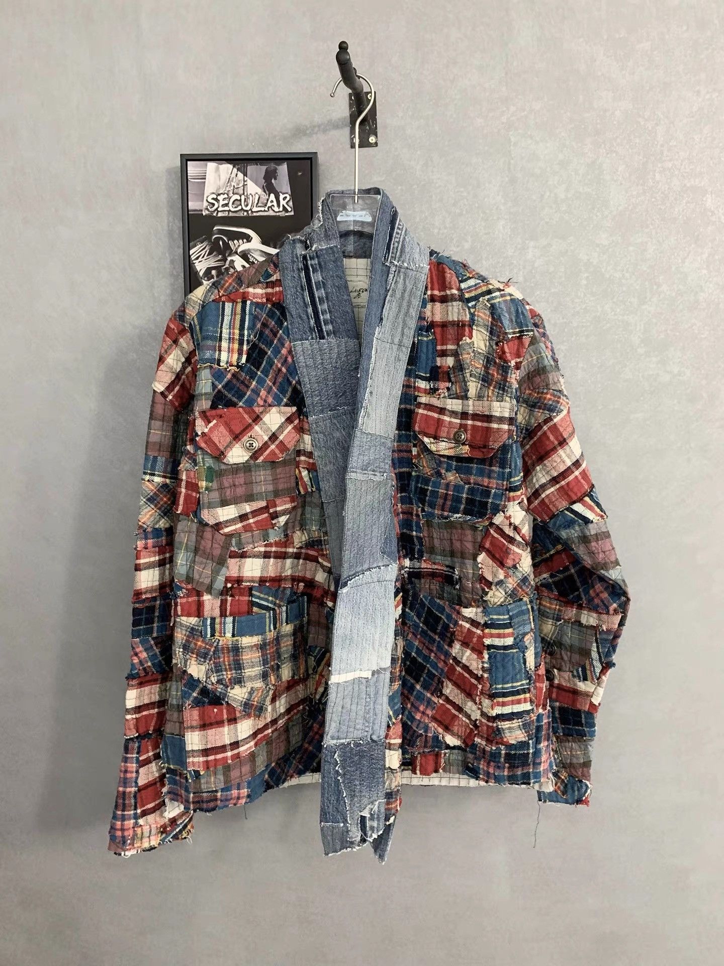 Greg Lauren Greg Lauren Vintage Patchwork Kimono K34 Size US XL / EU 56 / 4 - 1 Thumbnail