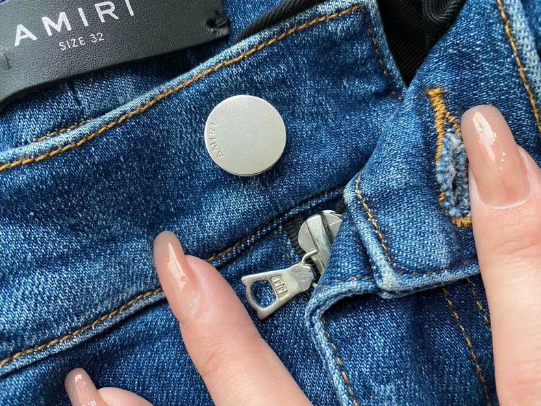 Amiri Amiri Washed Blue Original OG mx2 Jean Size US 32 / EU 48 - 5 Thumbnail