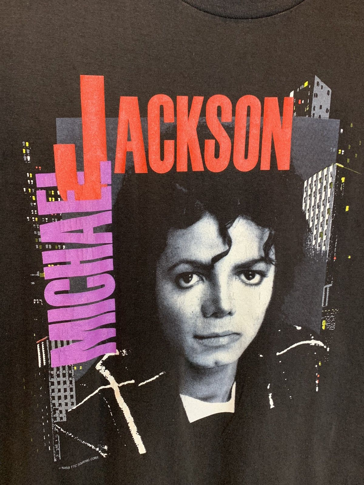 Michael Jackson *RARE* Vintage 80’s Michael Jackson Bad Single Stitch Shirt Size US S / EU 44-46 / 1 - 2 Thumbnail
