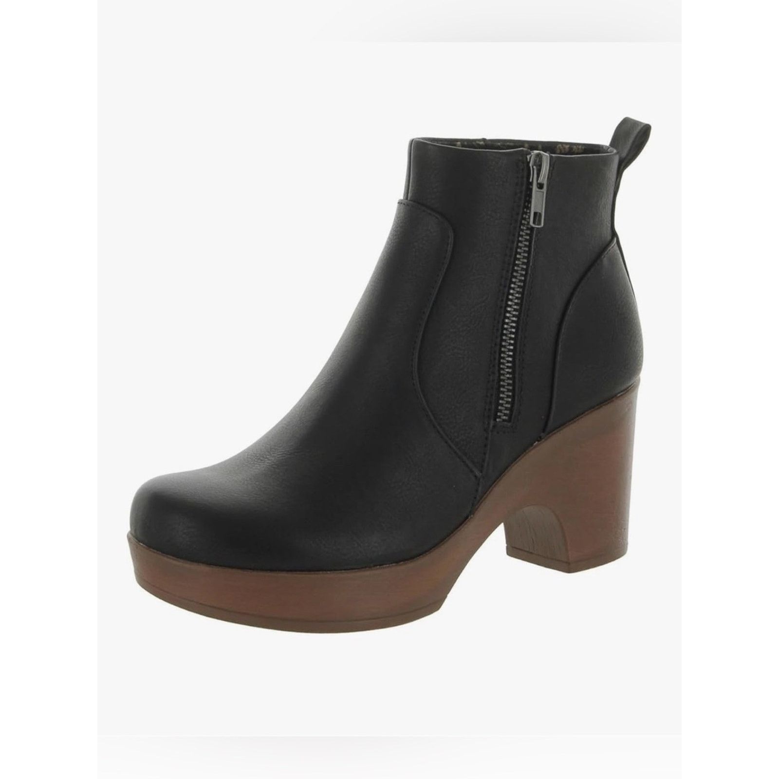 Boc BOC Blakelynn Platform Wedge Zip Ankle Black Booties SZ 9 Size US 9 / IT 39 - 1 Thumbnail