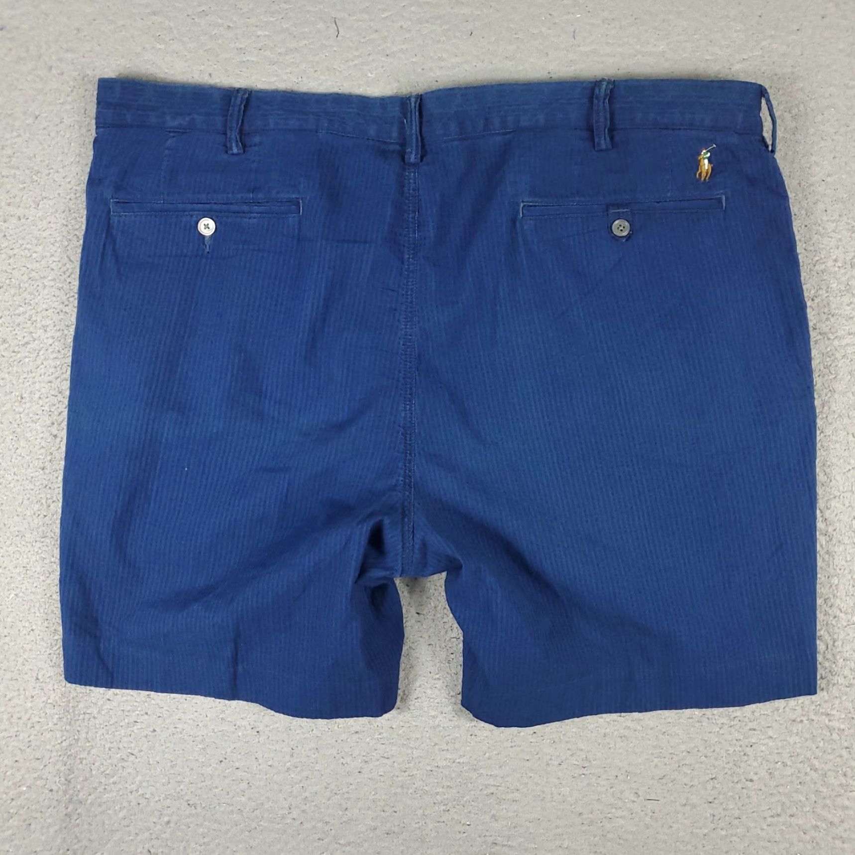 Ralph Lauren Ralph Lauren Chino Shorts Mens Size 40 Blue Striped Casual Flat Front Size US 40 / EU 56 - 7 Thumbnail