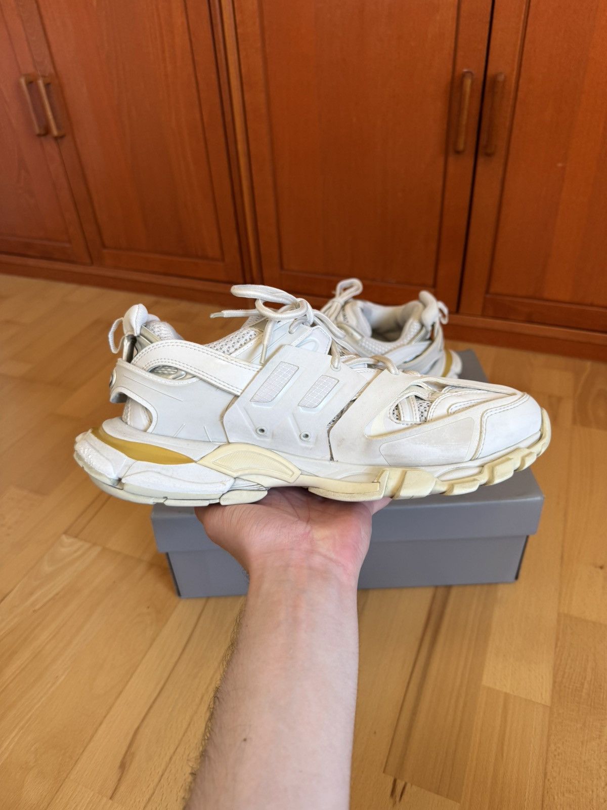 Balenciaga Balenciaga Track Triple White Size US 11 / EU 44 - 4 Thumbnail