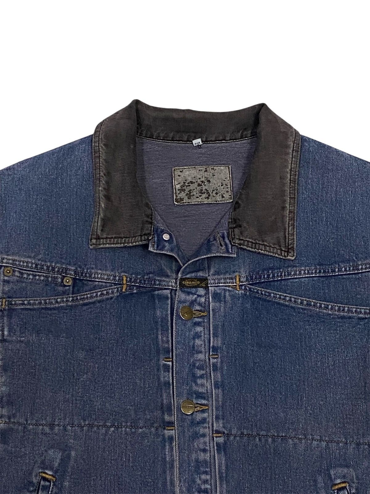 Marithe + Francois Girbaud 90s Marithe Francois Girbaud Corduroy Switching Denim Jacket Size US L / EU 52-54 / 3 - 5 Thumbnail