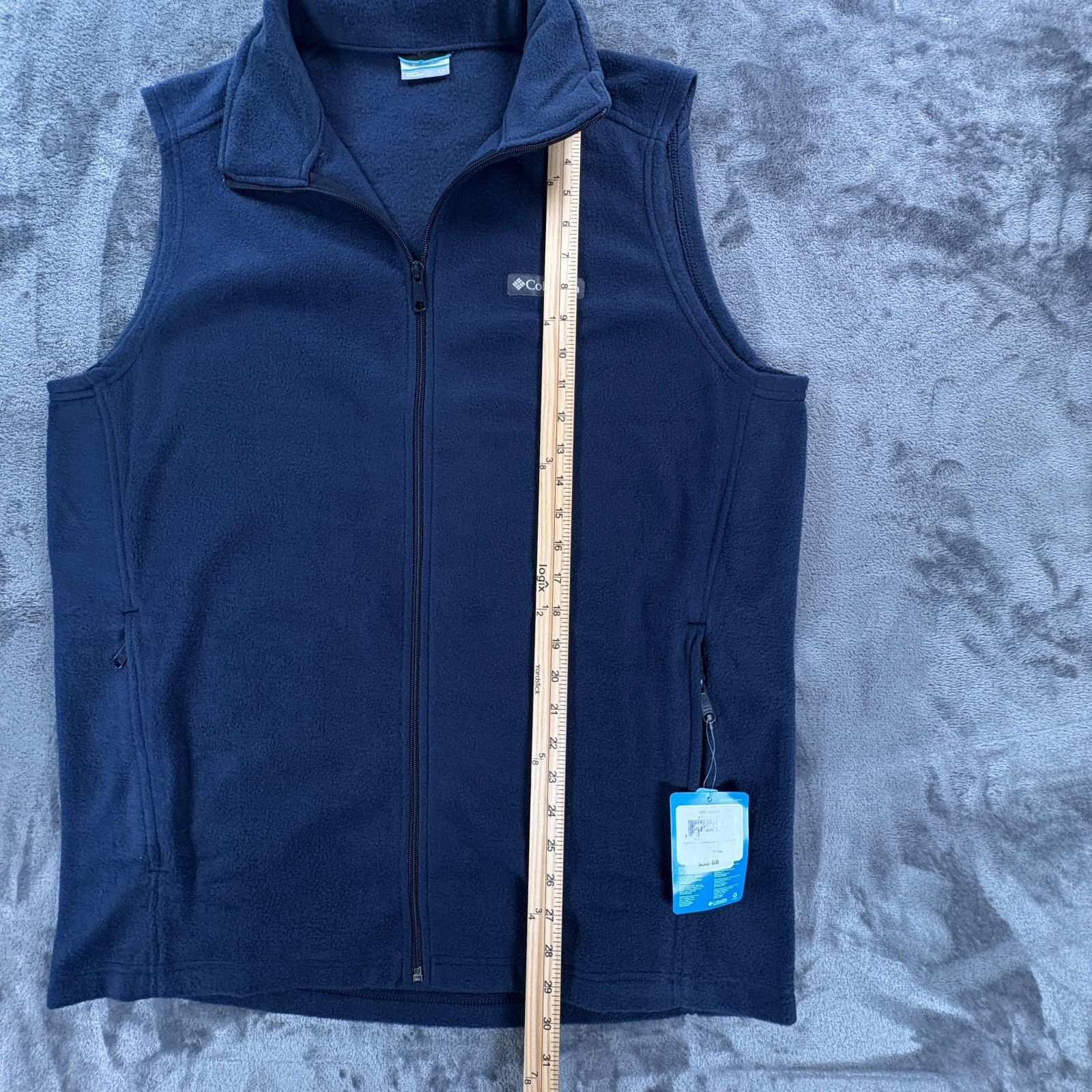 Columbia Columbia Steens Mountain Vest Mens Large Navy Fleece Full Zi Size US L / EU 52-54 / 3 - 7 Thumbnail