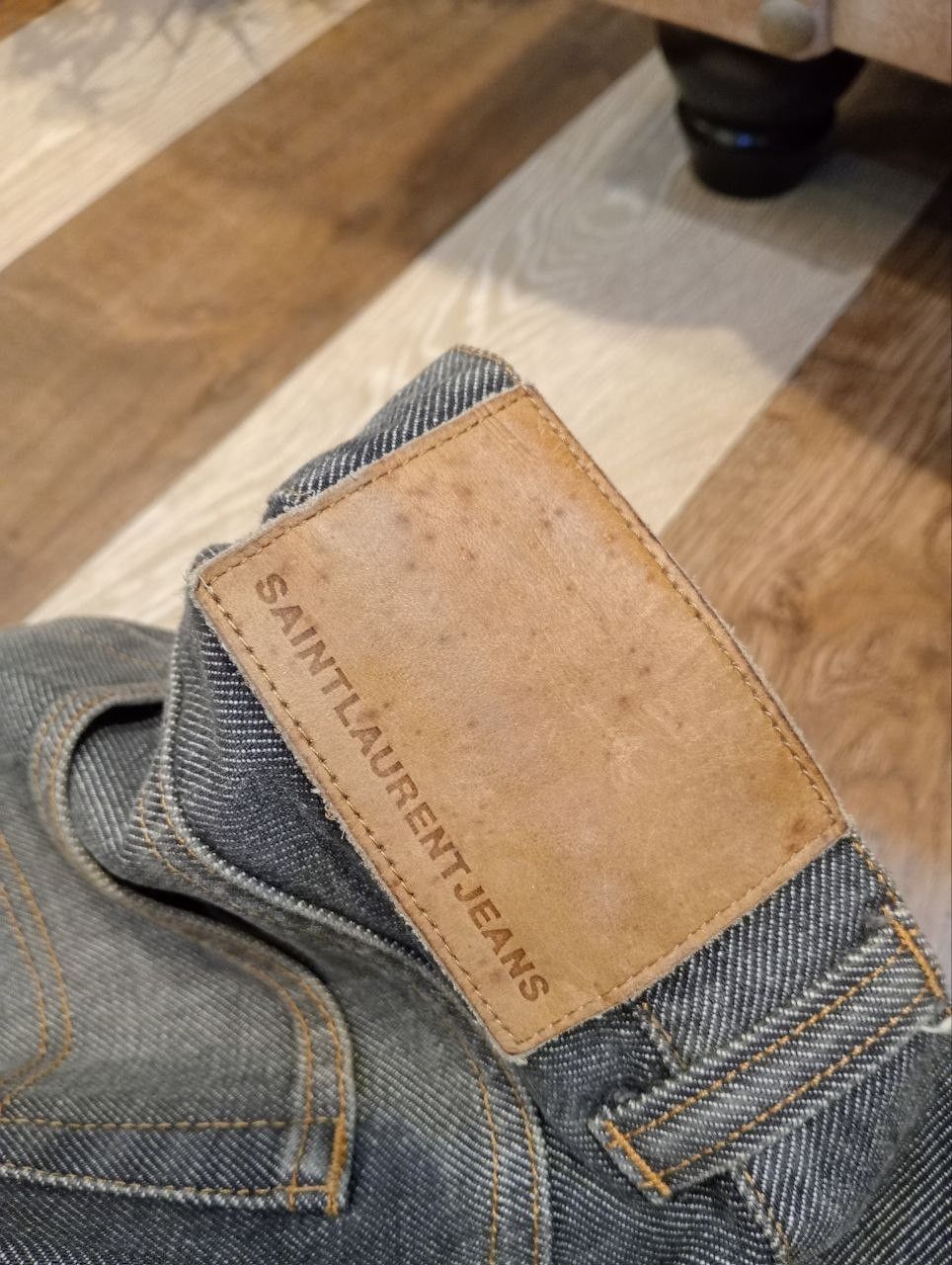 Saint Laurent Paris SAINT LAURENT JEANS GREY DENIM PANTS Size US 31 - 11 Thumbnail