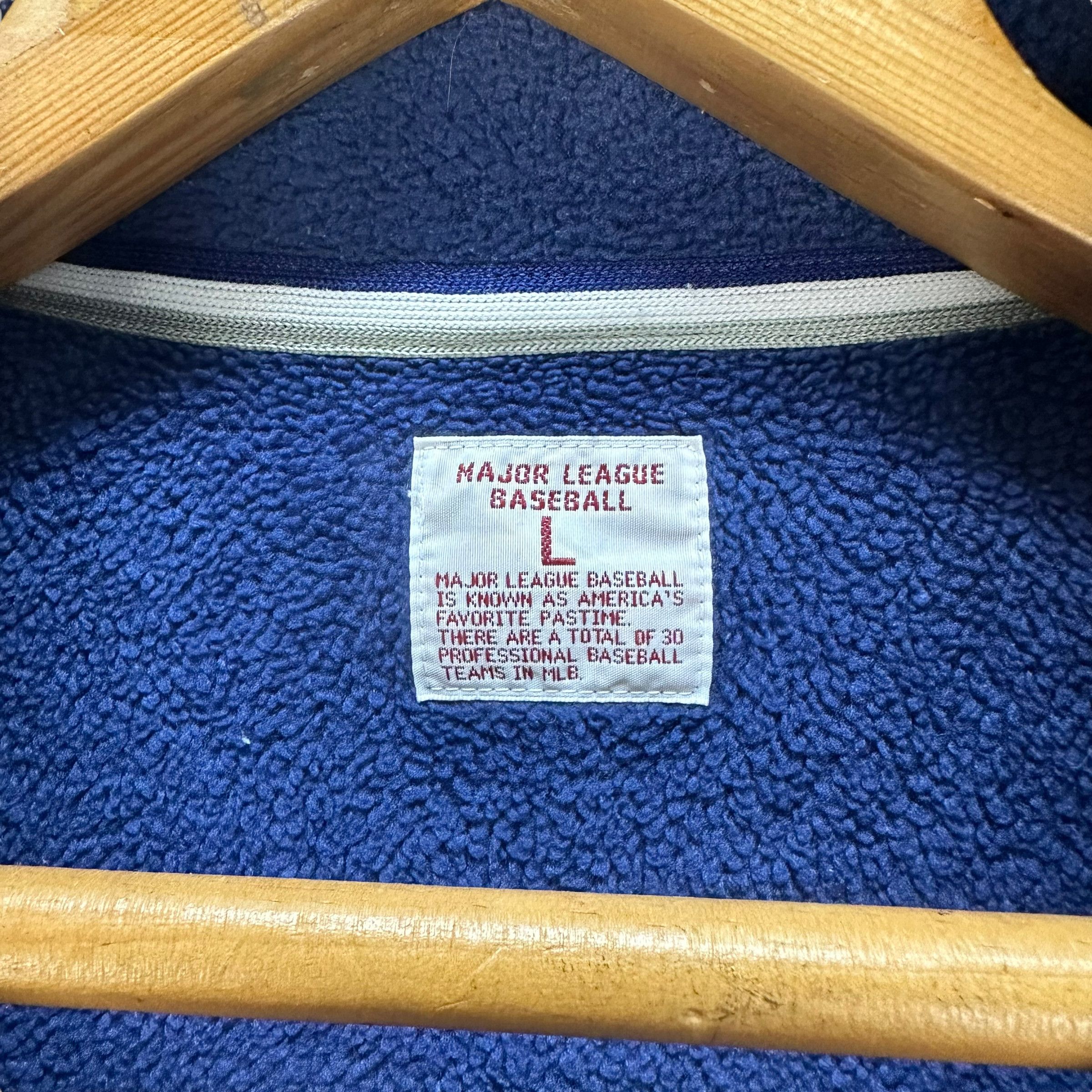 MLB LA DODGERS BIG LOGO HALF ZIP FLEECE #7807-177 Size US L / EU 52-54 / 3 - 7 Thumbnail