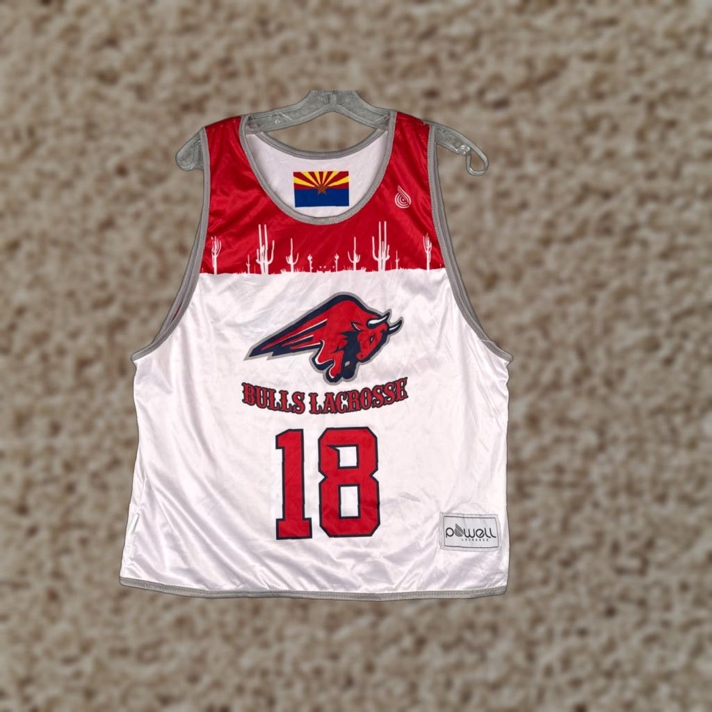 Vintage East Valley Bulls Lacrosse Jersey Shirt Adult Small Red Reversible Tank Size US S / EU 44-46 / 1 - 1 Thumbnail