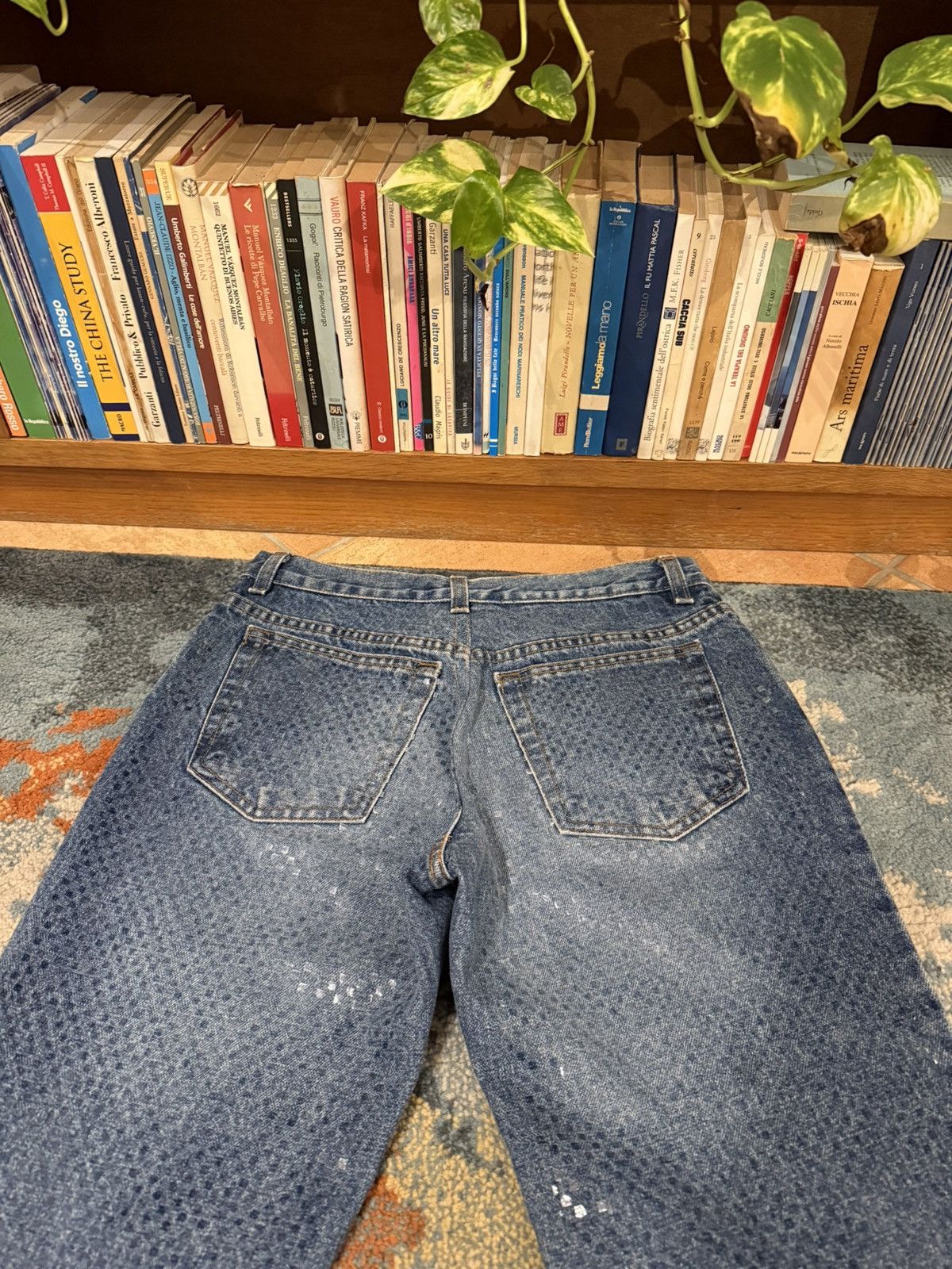 Just Cavalli Archive Roberto Cavalli Vintage Y2K Scale Full print Jeans Size 28" / US 6 / IT 42 - 11 Thumbnail