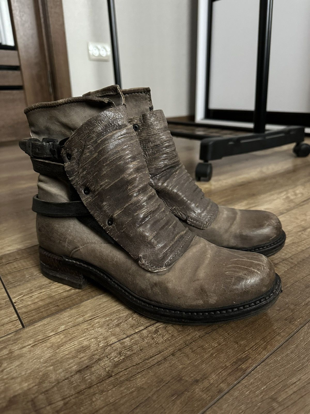 A.S.98 AS 98 Airstep Leather Boots High Top Avant Garde Size US 7 / EU 40 - 4 Thumbnail