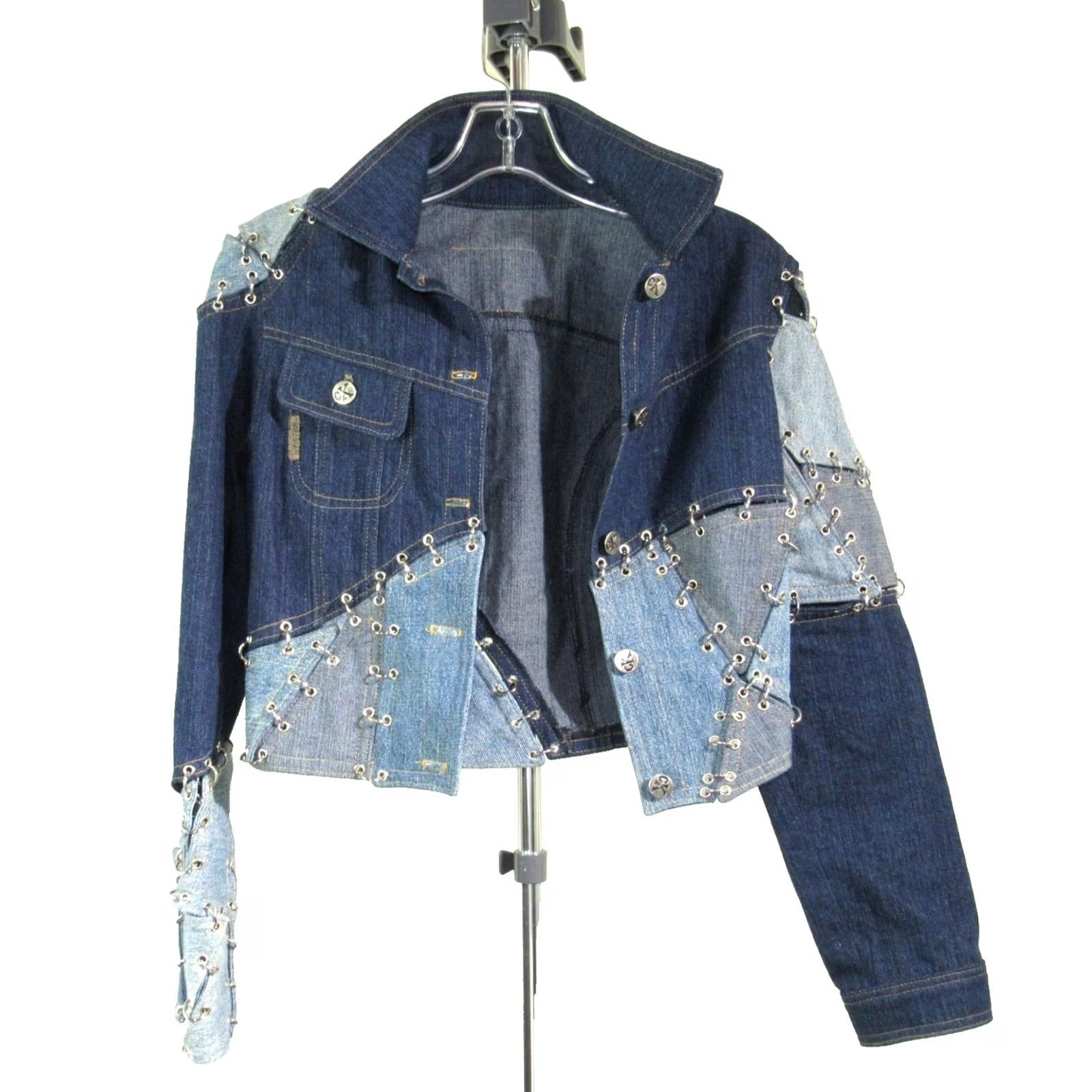 Calvin Klein Calvin Klein Patchwork Denim Jacket XS Women’s Size XS / US 0-2 / IT 36-38 - 2 Thumbnail