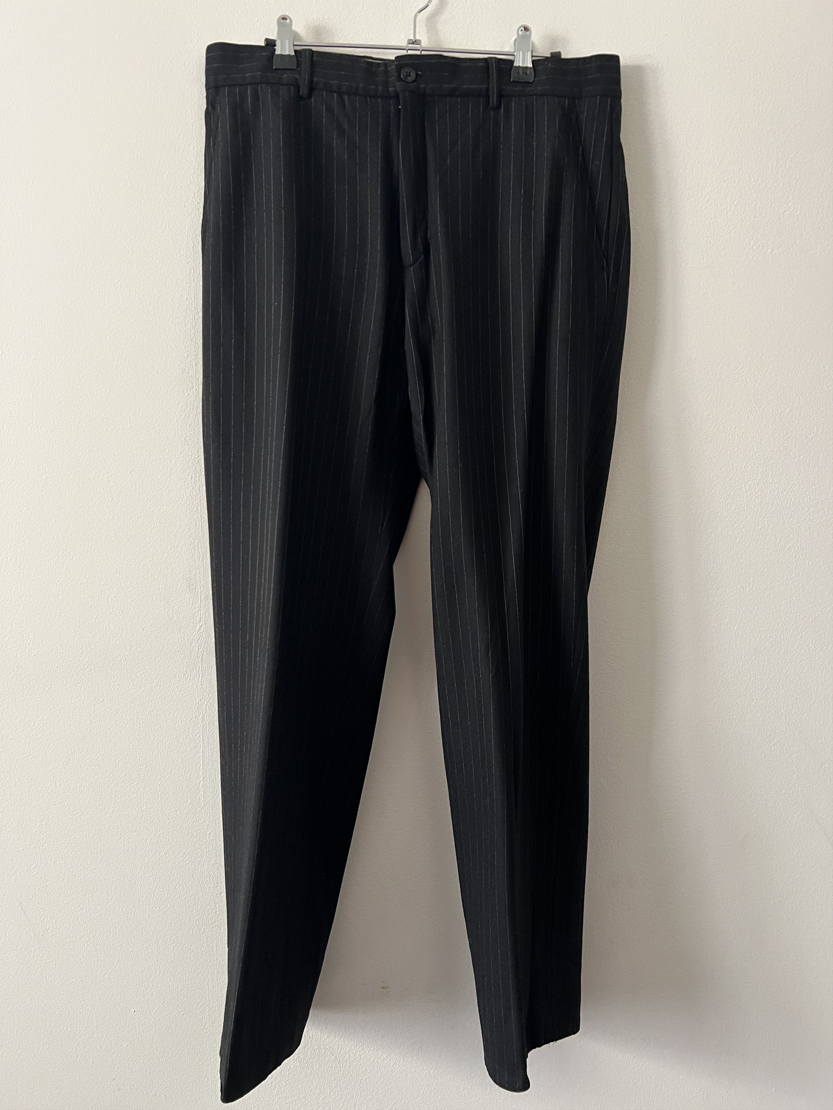 Miu Miu Pinstriped Trousers Virgin Wool Size US 34 / EU 50 - 4 Thumbnail
