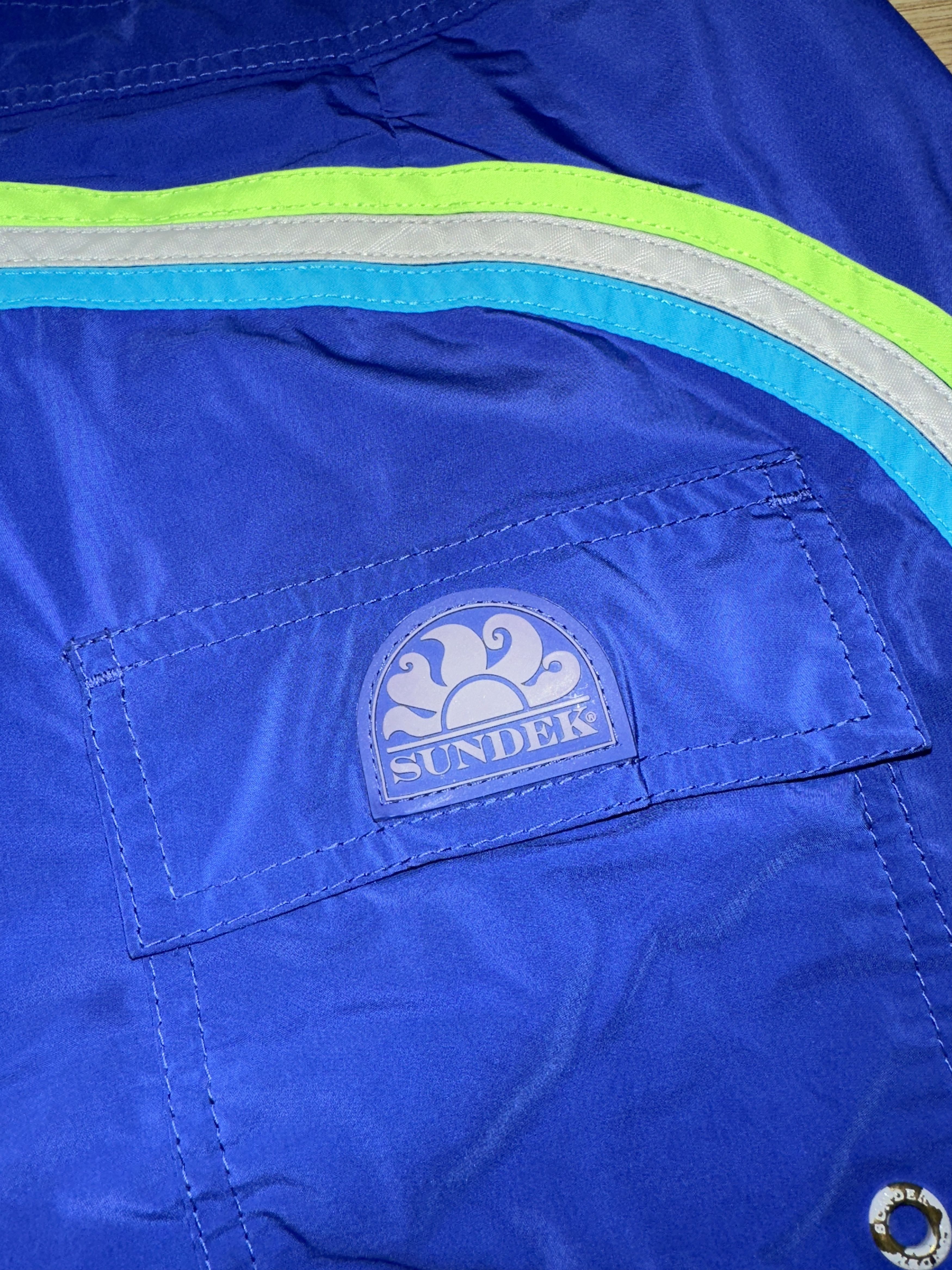 Sundek Sundek Long Fit Metallic Swim Shorts Size 30 Surf Bathing Size US 30 / EU 46 - 3 Thumbnail