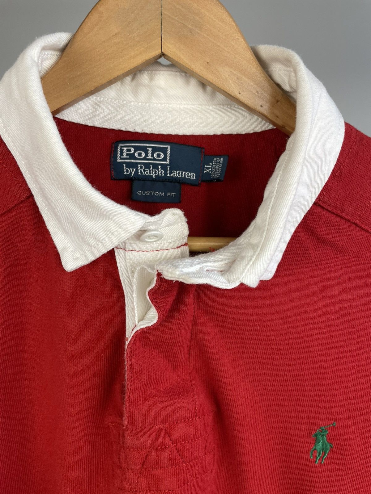 Polo Ralph Lauren × Ralph Lauren × Vintage Polo Ralph Lauren vintage rugby cotton sweatshirt Size US XL / EU 56 / 4 - 3 Thumbnail