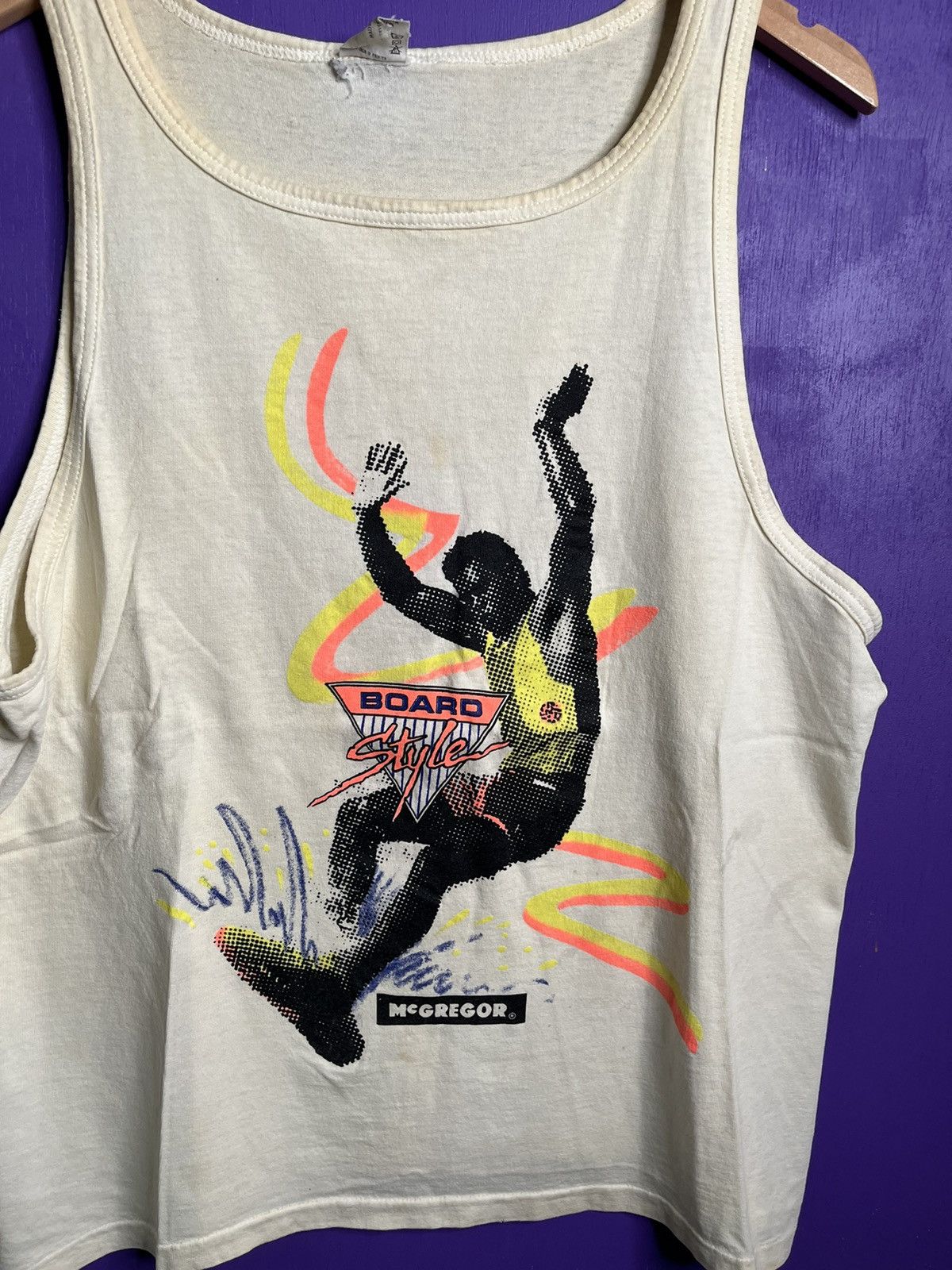McGregor × Vintage Vintage 80s McGregor board style tank top Size US L / EU 52-54 / 3 - 3 Thumbnail