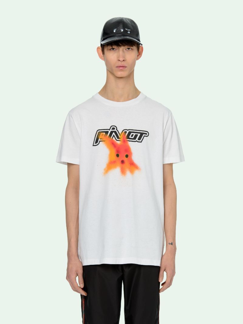 🔥[SALE]🔥 Off-White Plastic Fish Slim White Tee