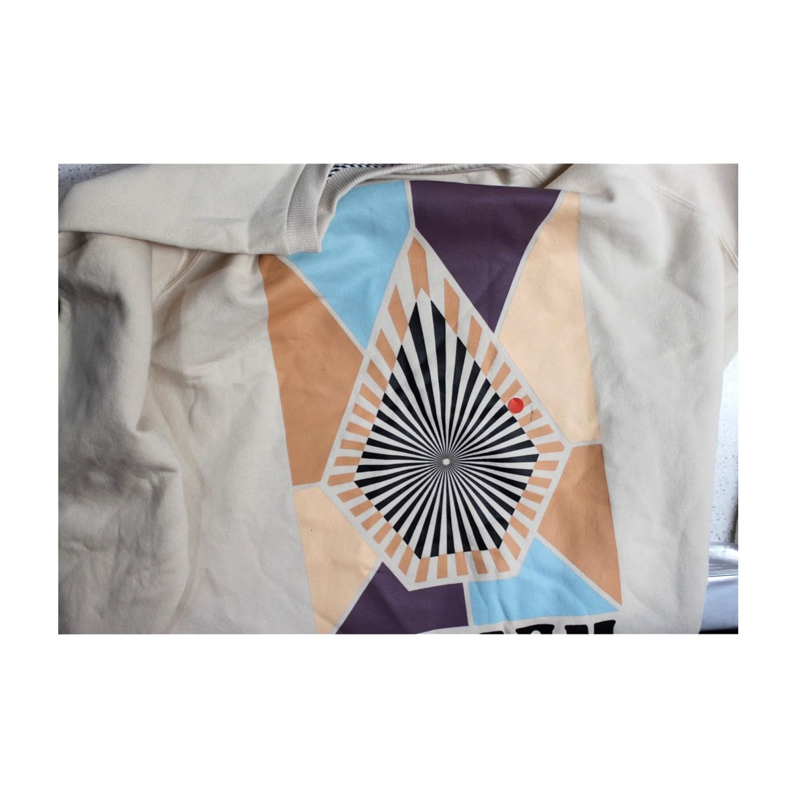 Volcom Volcom Womens Sweatshirt beige XL Boyfriend Fit Stone Magic Size XL / US 12-14 / IT 48-50 - 3 Thumbnail