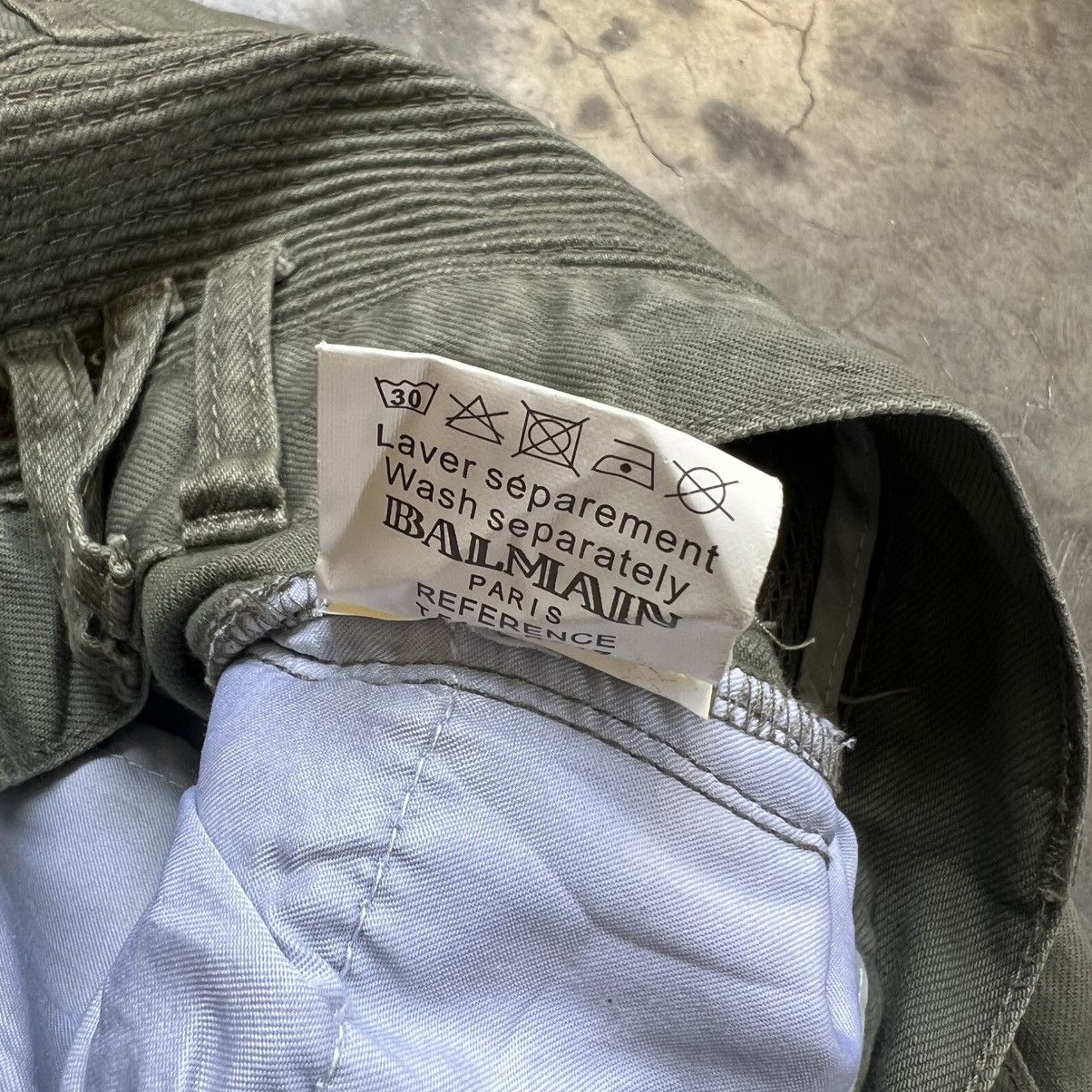 Balmain Balmain Paris Army Cargo Riders Pants Size US 32 / EU 48 - 11 Thumbnail