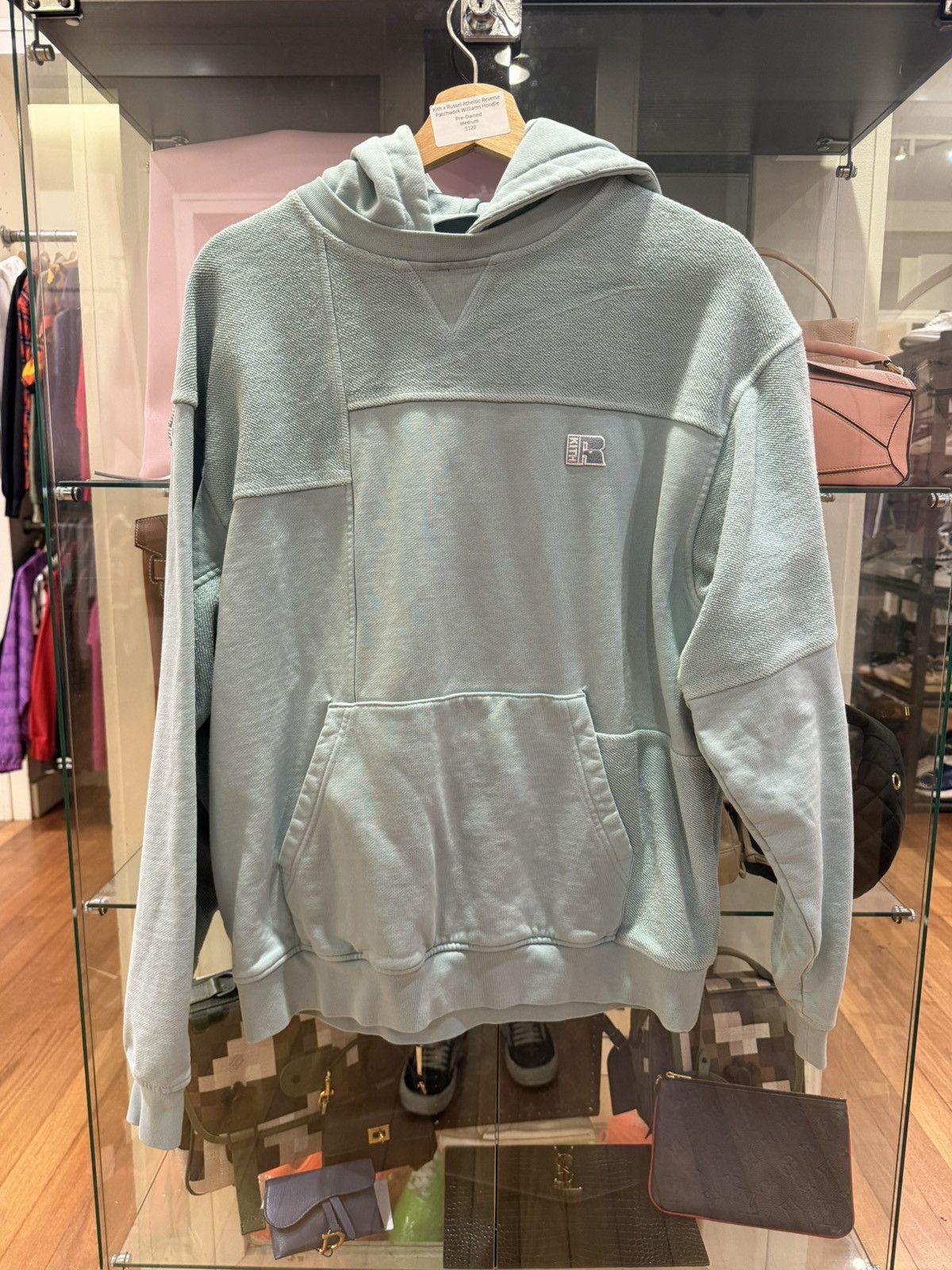 Kith×Russell Patchwork Williams Hoodie Kith Kith x Russel Athletic Reverse Patchwork Williams Hoodie