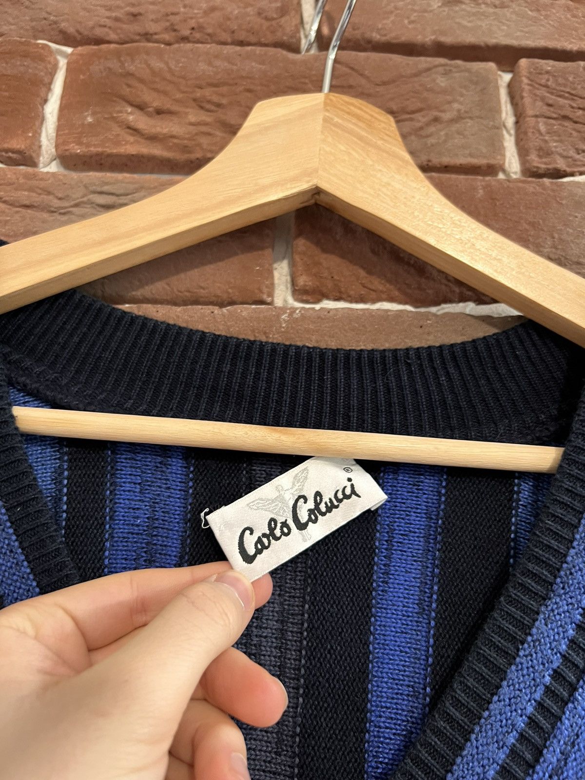 Carlo Colucci Rare Vintage Carlo Colucci Sweater With Coogi Vibes Biggie Size US L / EU 52-54 / 3 - 9 Thumbnail