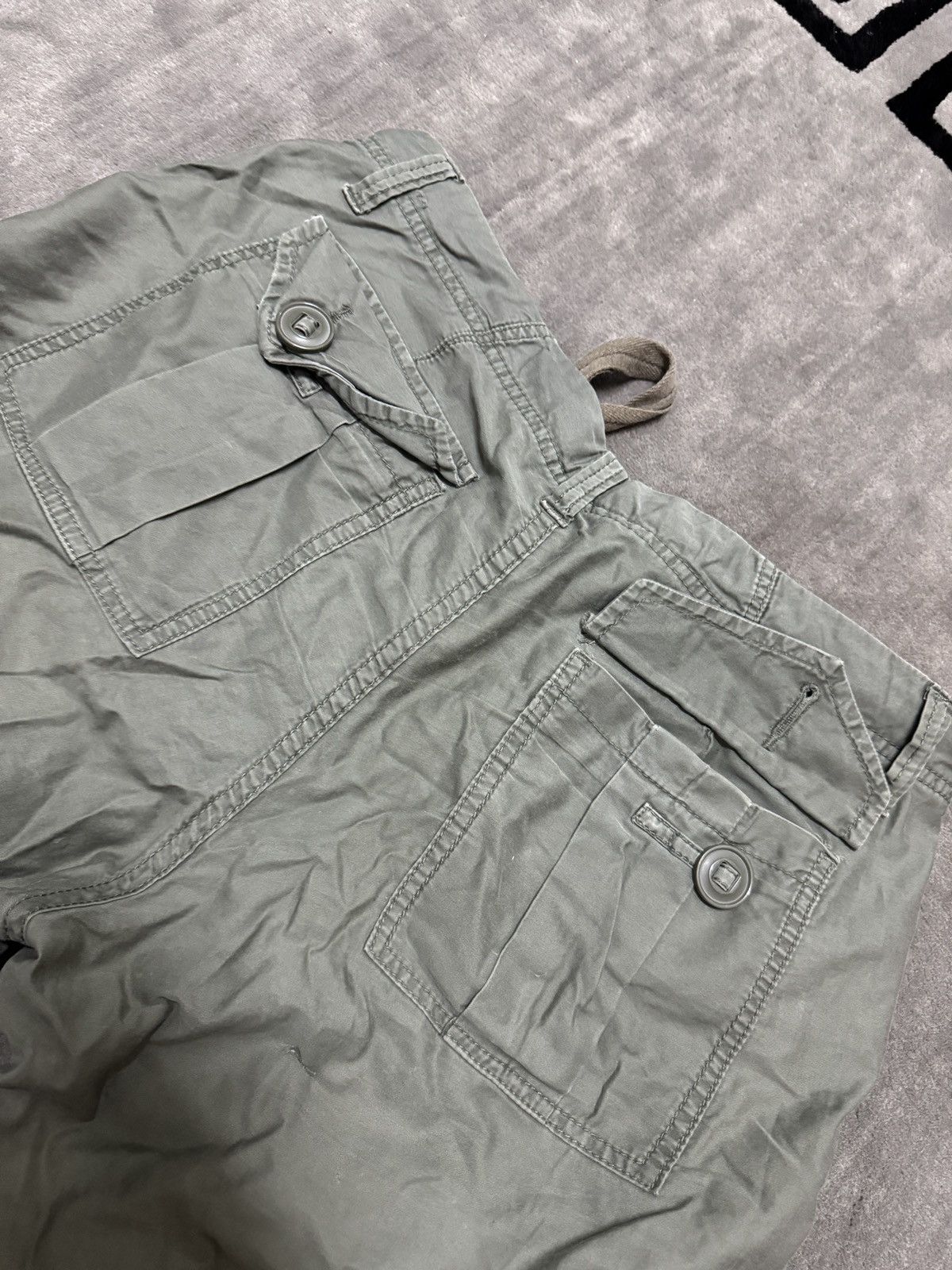 Other REAL USED FATIGUES SURPLUS STYLE ARMY PANTS Size US 34 / EU 50 - 4 Thumbnail