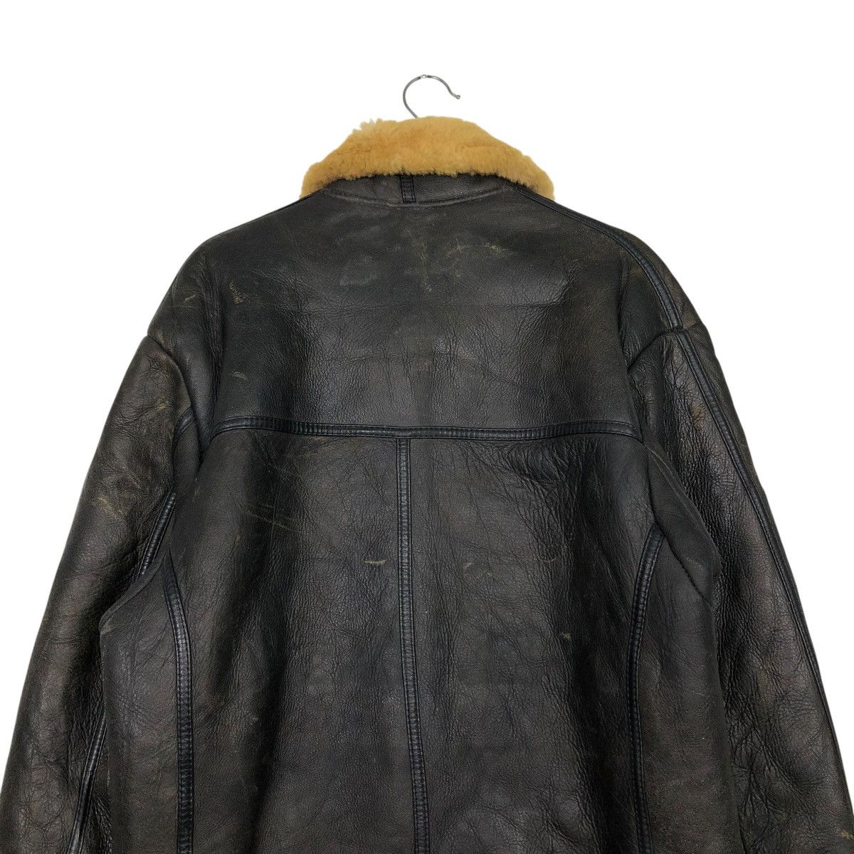 Canterbury of New Zealand 🔥VINTAGE GENUINE LEATHER JACKET SHEARLING CANTERBURY Size US M / EU 48-50 / 2 - 11 Thumbnail