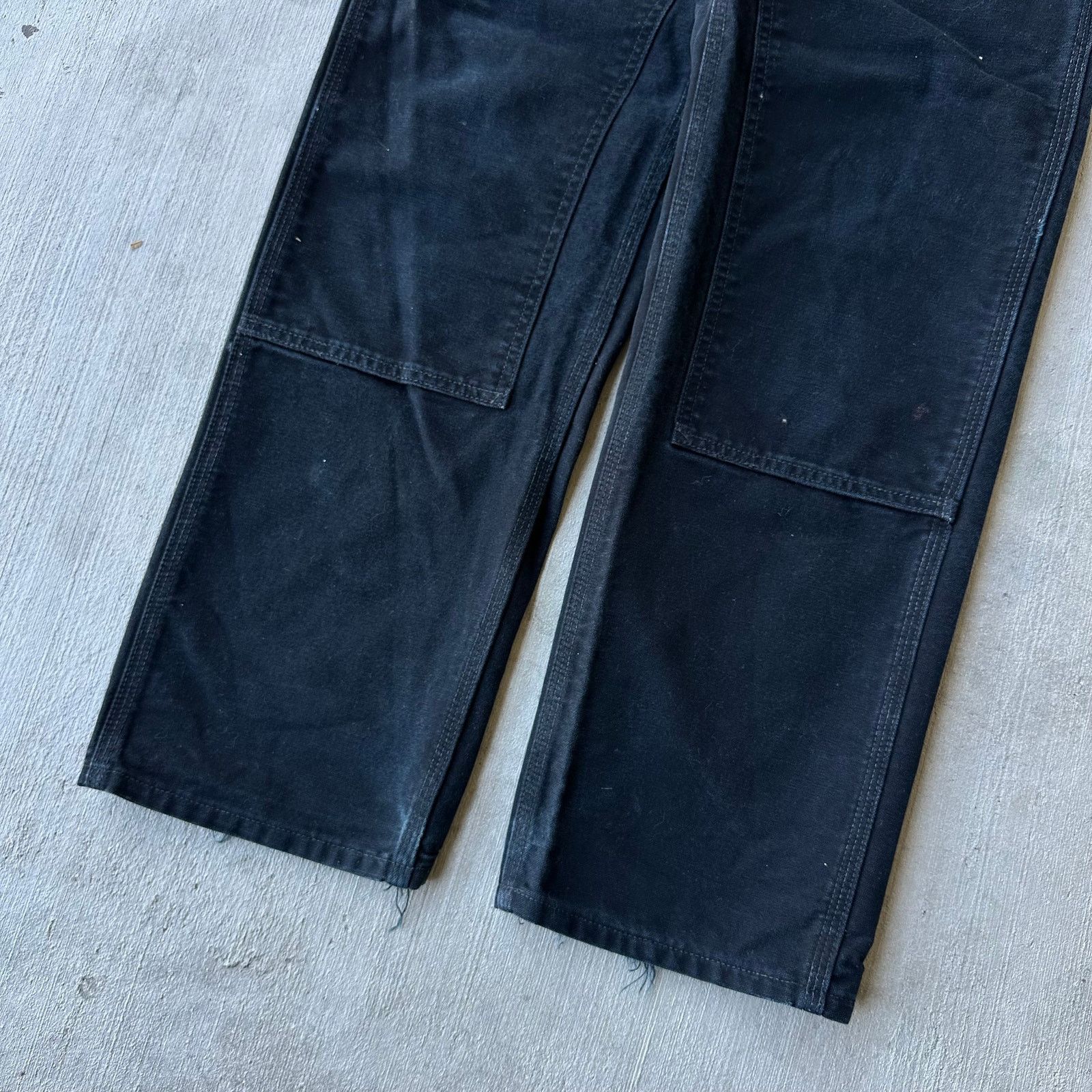 Carhartt × Vintage Carhartt black double knee work wear carpenter pants Size US 28 / EU 44 - 3 Thumbnail