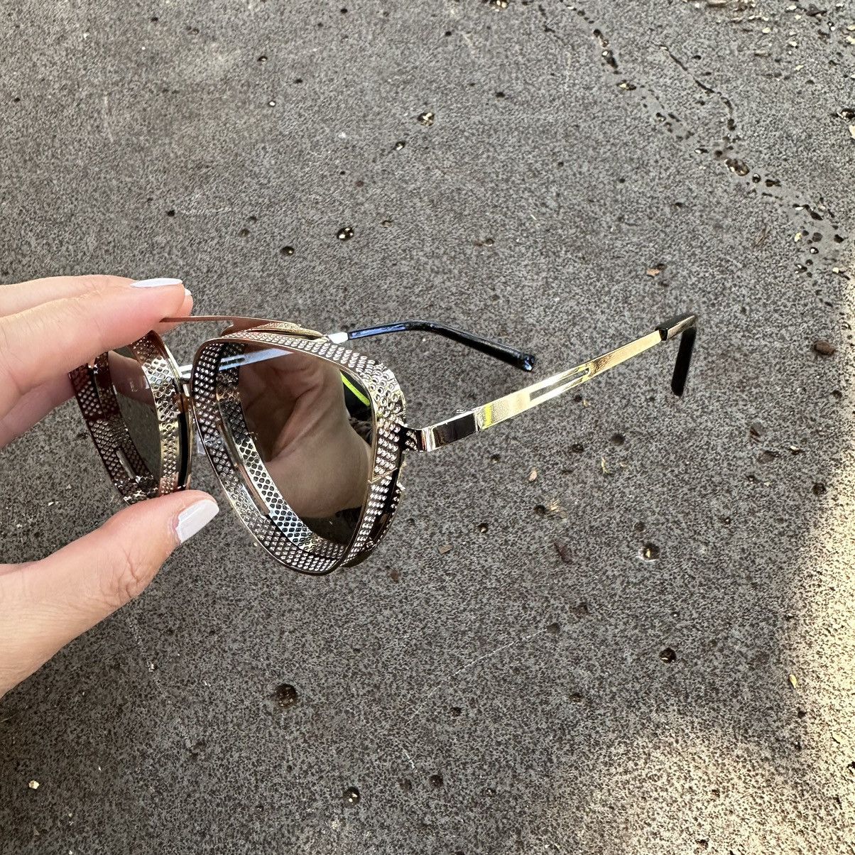 Other Y2K Unisex Sunglasses Retro Fashion Shades DL3558-02 Size ONE SIZE - 2 Thumbnail
