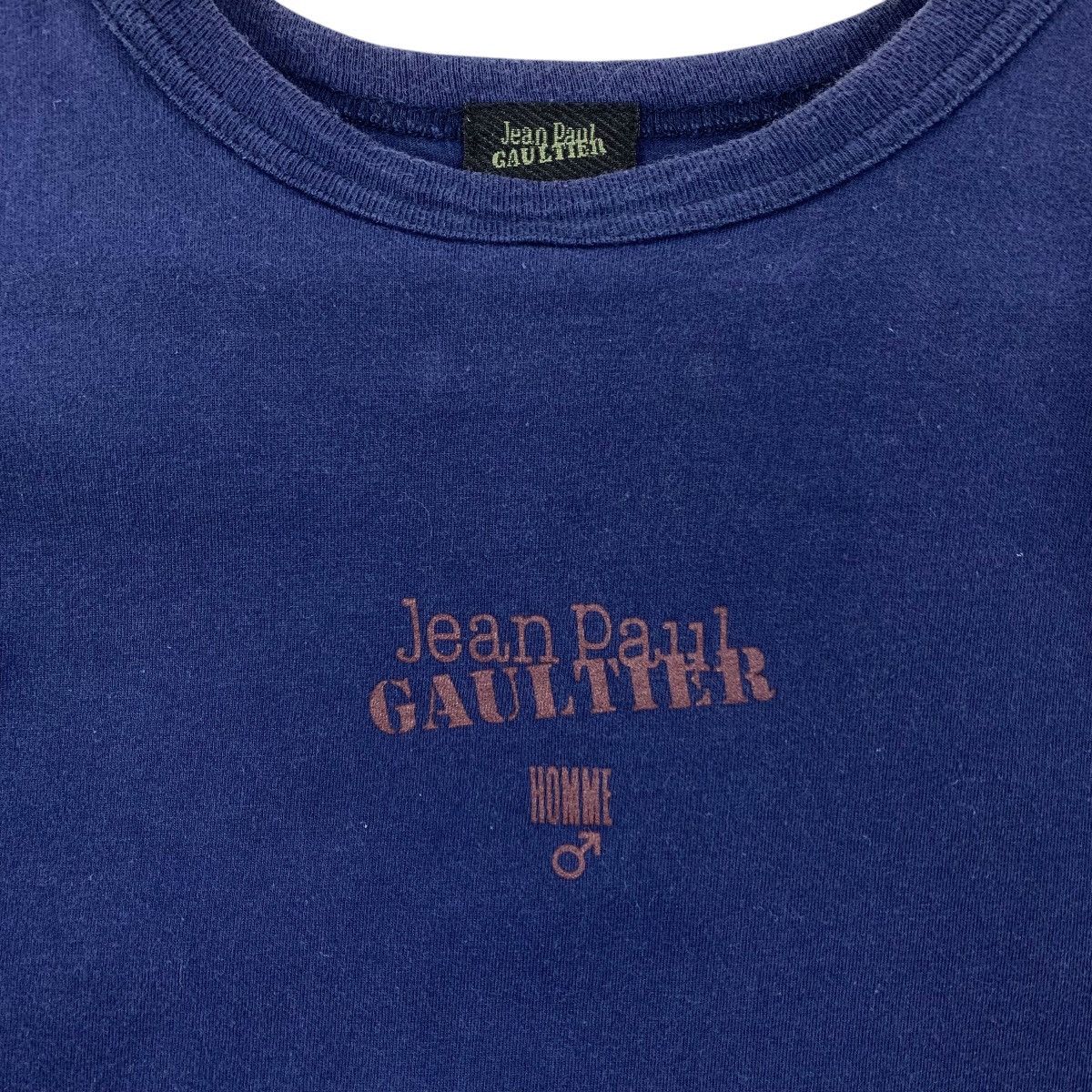 Jean Paul Gaultier × Vintage Vintage JEAN PAUL GAULTIER Homme centre logo tee Size US S / EU 44-46 / 1 - 9 Thumbnail