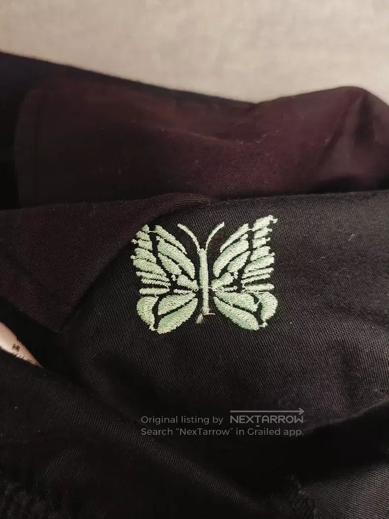 Needles Needles size L Wide Leg Pants Butterfly Embroidered Stripe Size US 34 / EU 50 - 5 Thumbnail