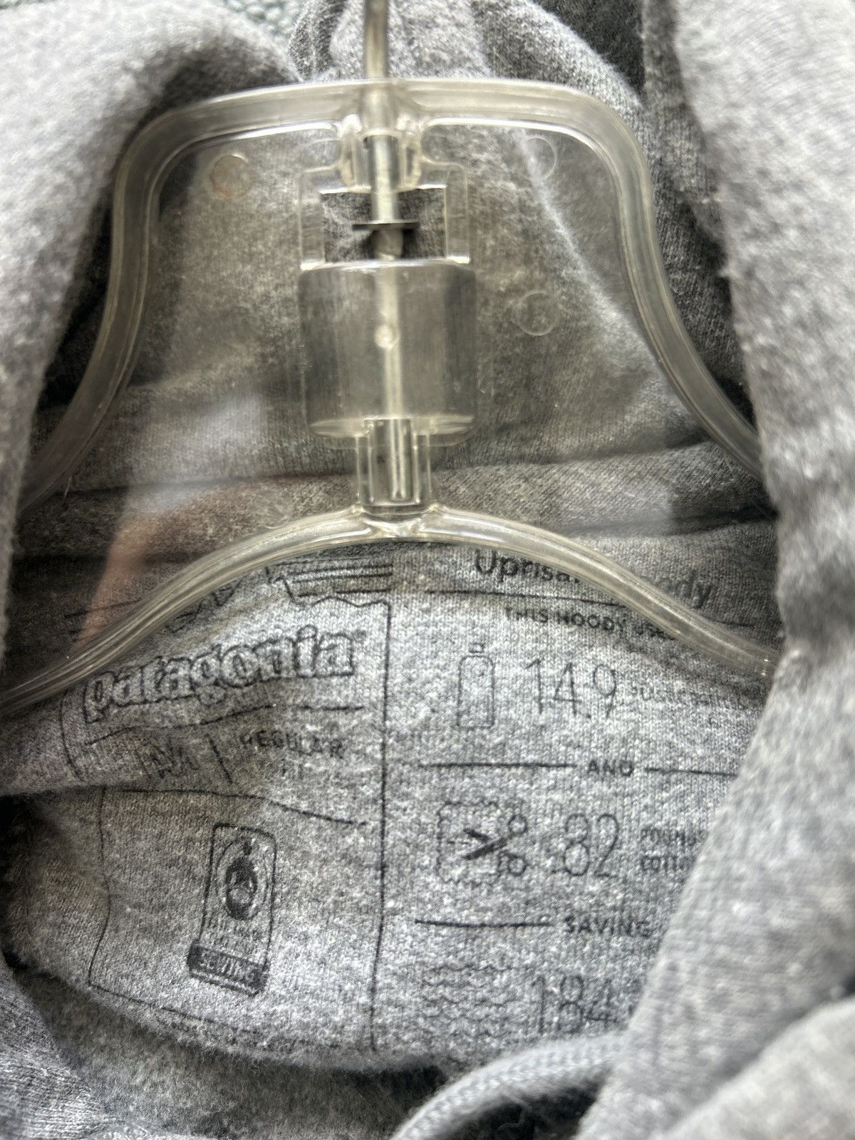 Patagonia Patagonia men’s Fitz Roy bear gray hoodie Size US M / EU 48-50 / 2 - 3 Thumbnail