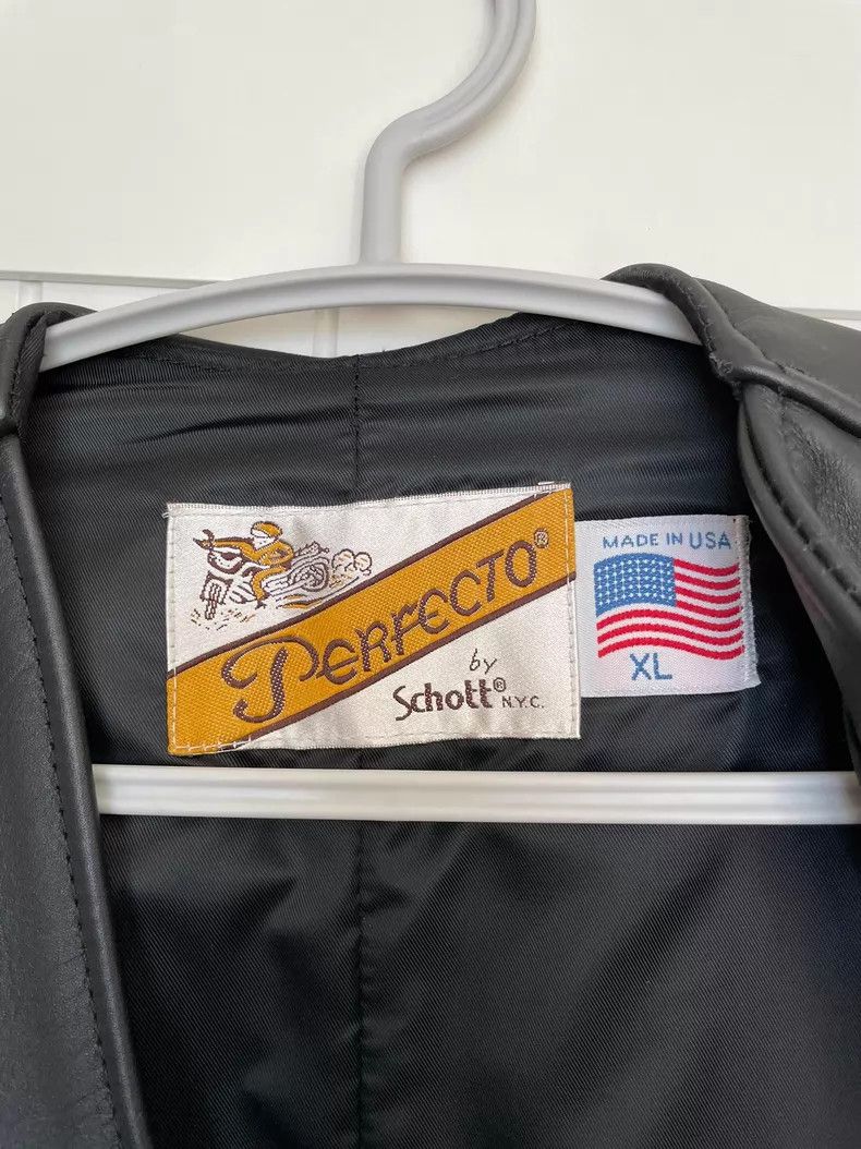 Schott Schott Classic motorcycle vest Size US XL / EU 56 / 4 - 2 Thumbnail