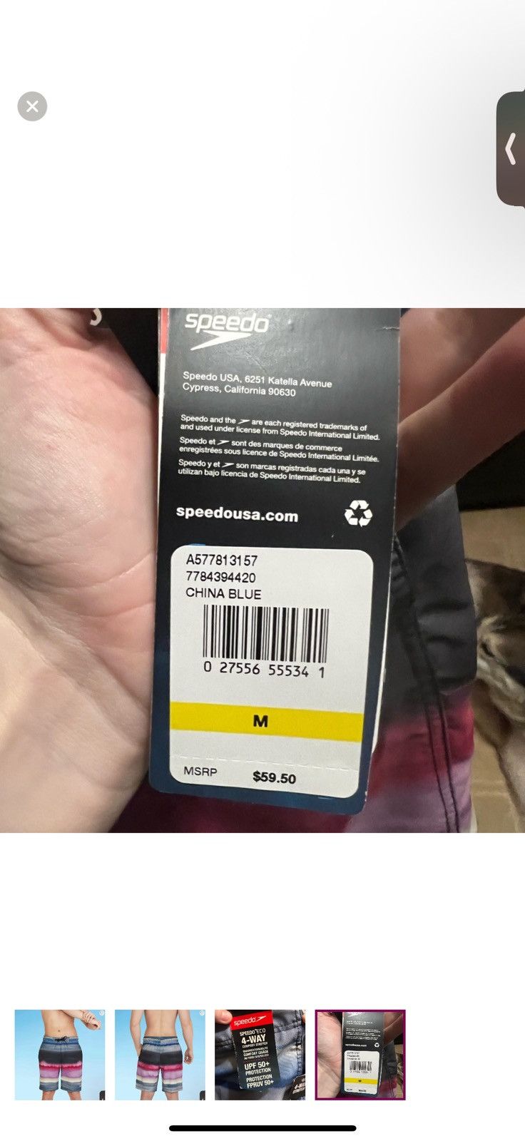 Speedo Speedo UPF flex swim trunks Size US 32 / EU 48 - 3 Thumbnail