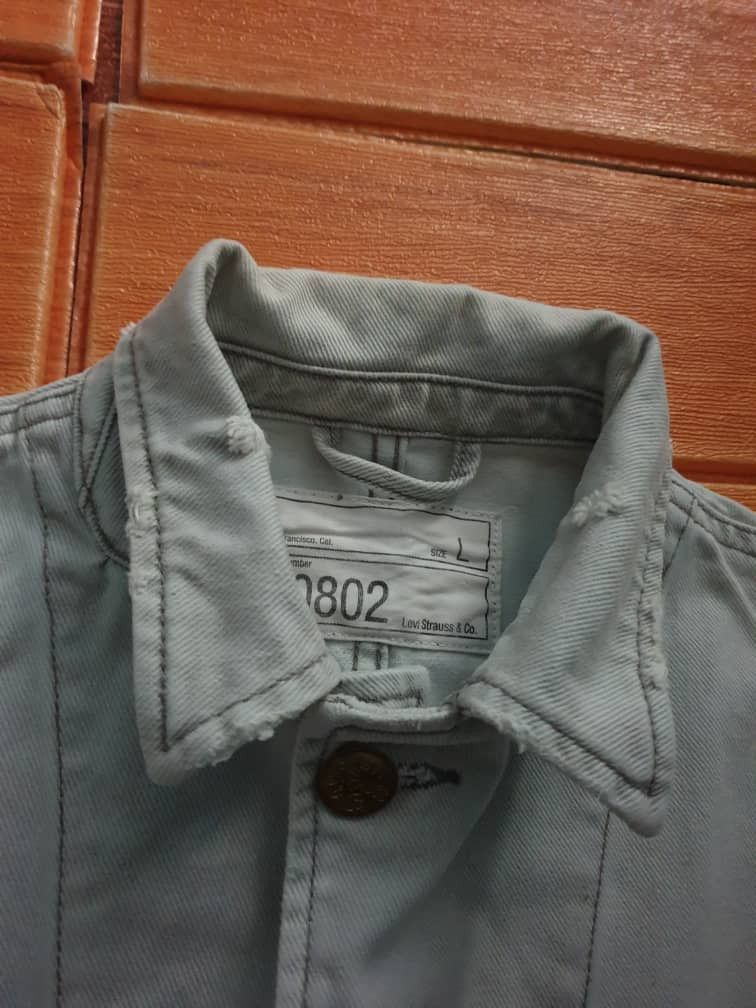 Levi's 💥Vintage levis stonewash workers denim jacket Size US L / EU 52-54 / 3 - 2 Thumbnail