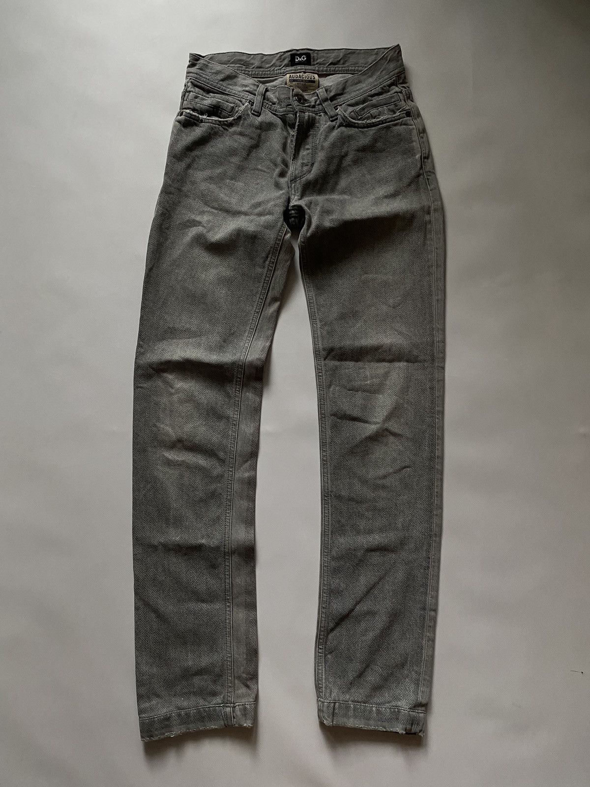 Dolce & Gabbana Vintage Y2K distressed Wash denim dolce Gabbana pants Size US 29 - 1 Thumbnail