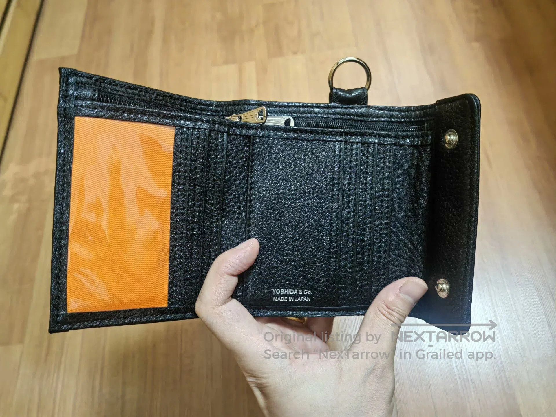 Porter porter calm leather trifold wallet with box. Size ONE SIZE - 4 Thumbnail