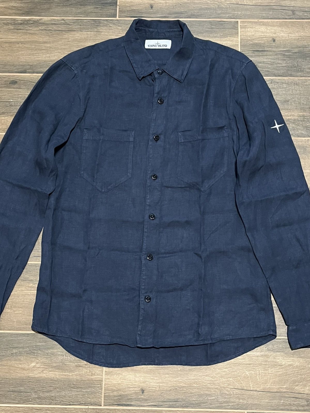 Stone Island Stone Island Shirt Navy Size US L / EU 52-54 / 3 - 1 Thumbnail