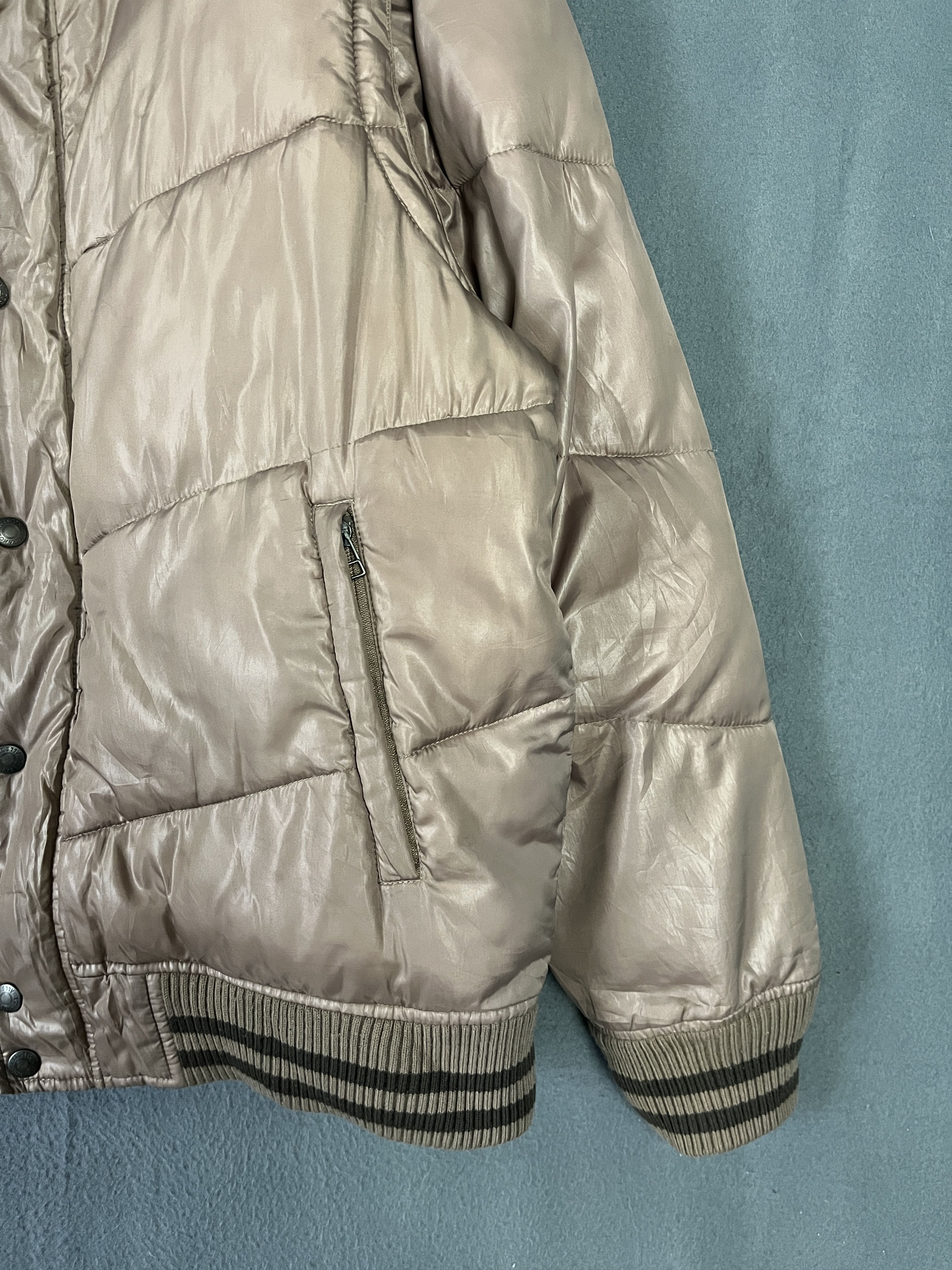 Converse Converse Puffer Down Detachable Sleeves Bronze Vest Jacket Size US L / EU 52-54 / 3 - 6 Thumbnail