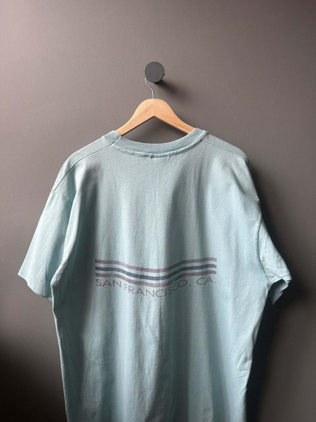 Levi's Vintage 1993 Levis San Francisco CA Graphic Crew T-shirt Size US XL / EU 56 / 4 - 4 Thumbnail