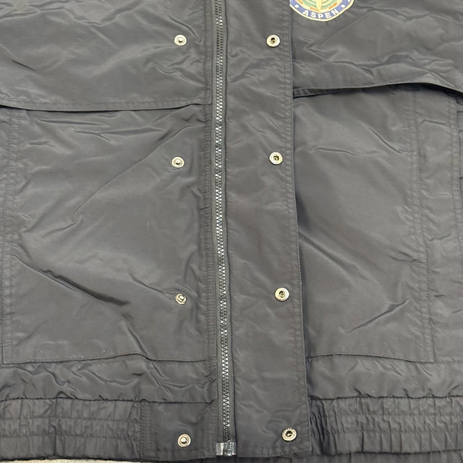 Designer Vtg 90s Aspen Flight Dept Jacket Mens L Nylon Windbreaker Size US L / EU 52-54 / 3 - 8 Thumbnail