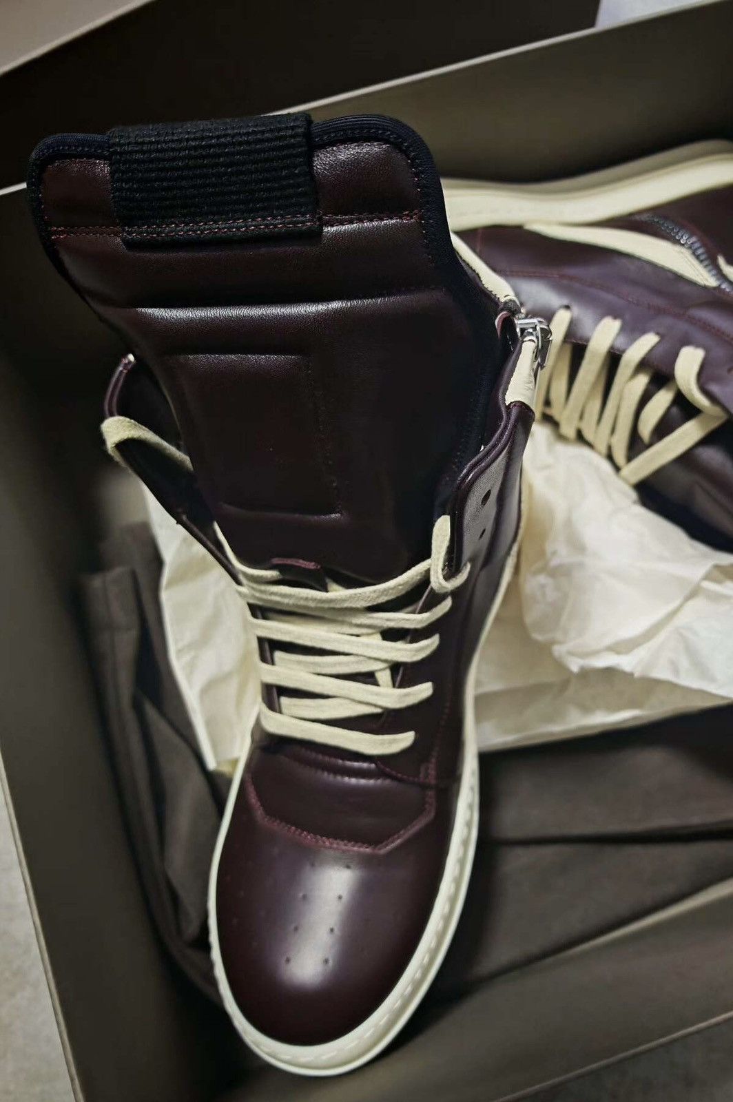Rick Owens Rick Owens Geobasket Jumbo Laces Sneakers Size 40 | Grailed