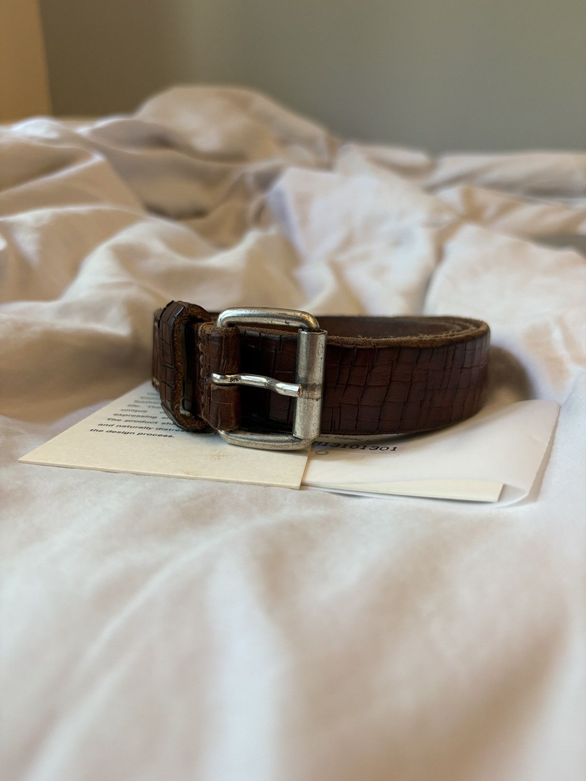 Our Legacy Lazer Cut Belt
