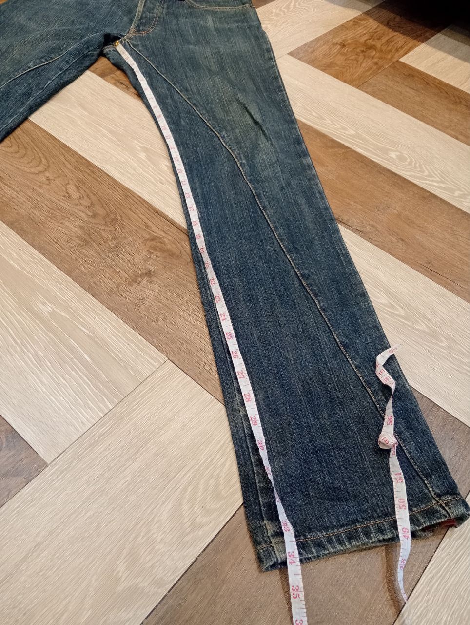 Morgan Homme MORGAN HOMME ANKLE ZIP BLUE DENIM JEANS Size US 32 / EU 48 - 17 Thumbnail