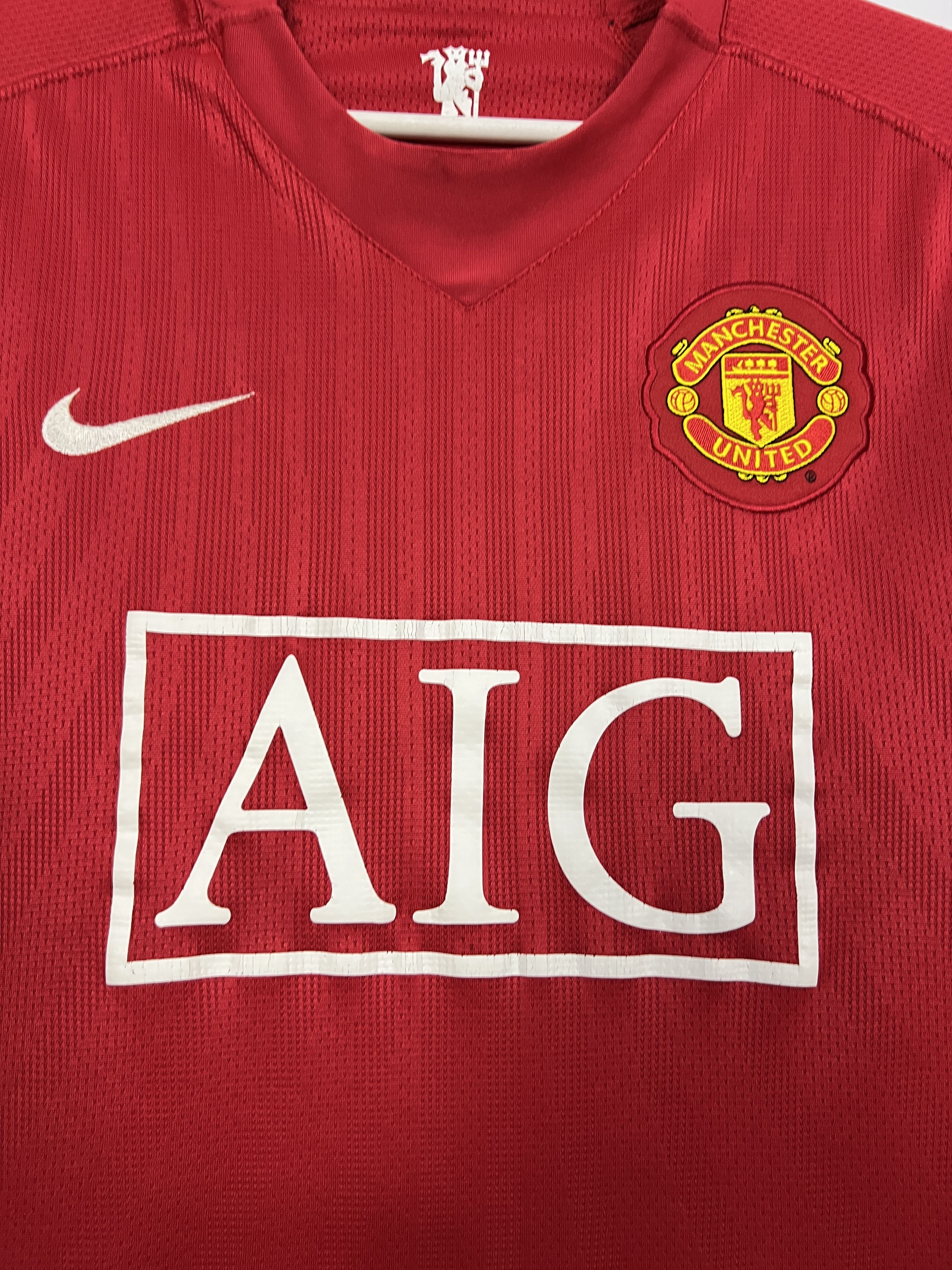 Nike Manchester United football shirt 2007 Soccer Jersey Trikot Size US S / EU 44-46 / 1 - 3 Thumbnail