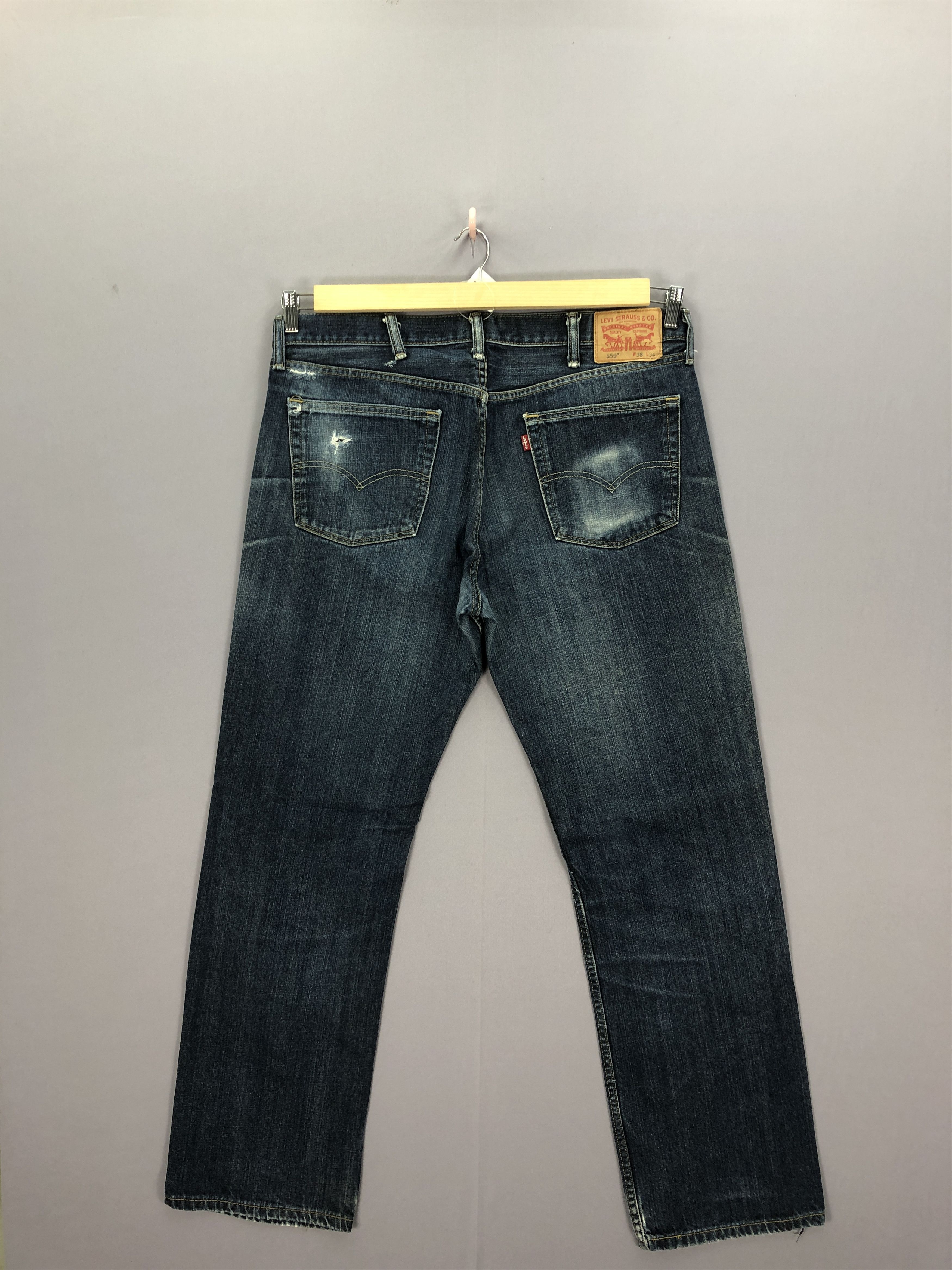 Levi's Vintage Baggy Levis 559 Jeans Levi's Blue Wash Denim Pant Size US 38 / EU 54 - 4 Thumbnail