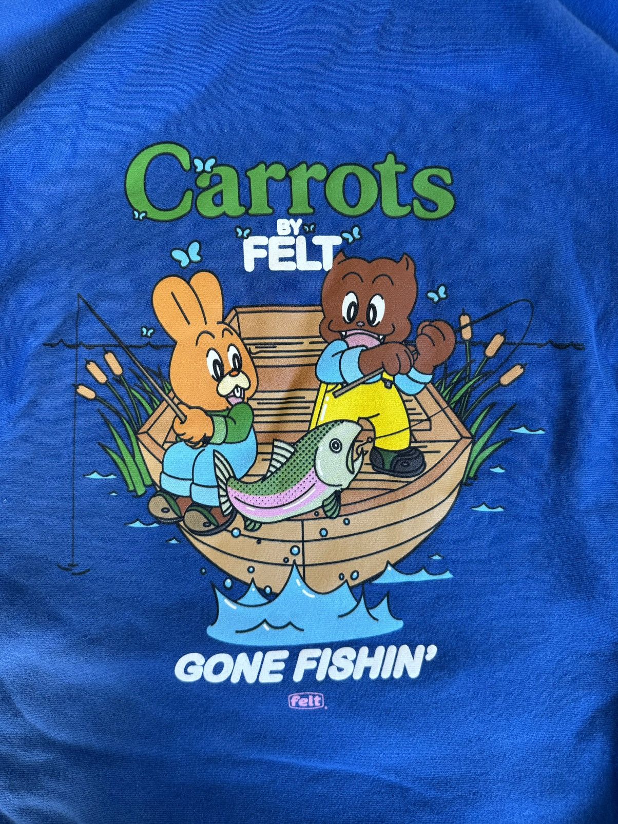 Carrots by Anwar Carrots × FELT FELT x Carrots Gone Fishing Hoodie Size US L / EU 52-54 / 3 - 4 Thumbnail